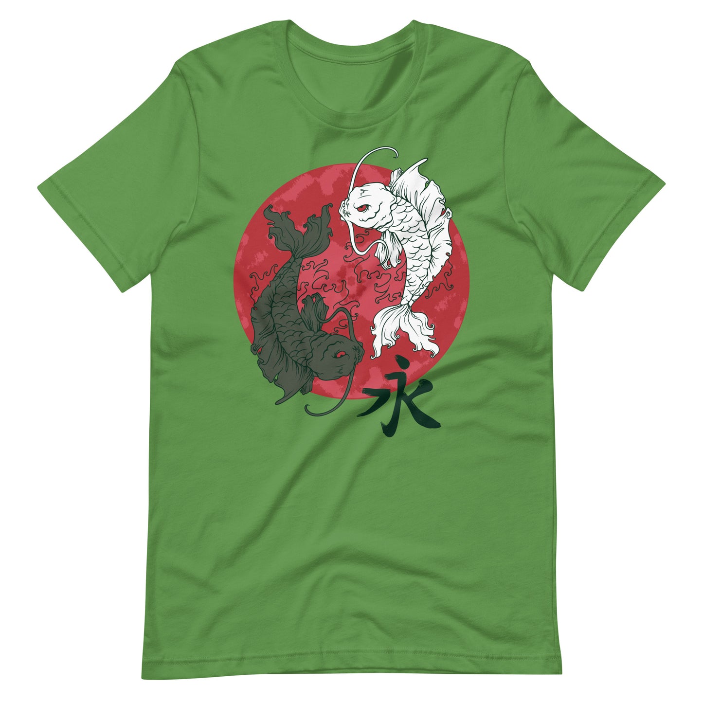 Printagon - Koi Fish - Unisex T-shirt - Leaf / S