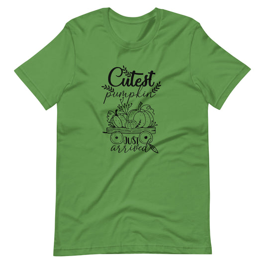 Printagon - Cutest Pumpkin Just Arrived - Unisex T-shirt - Leaf / S