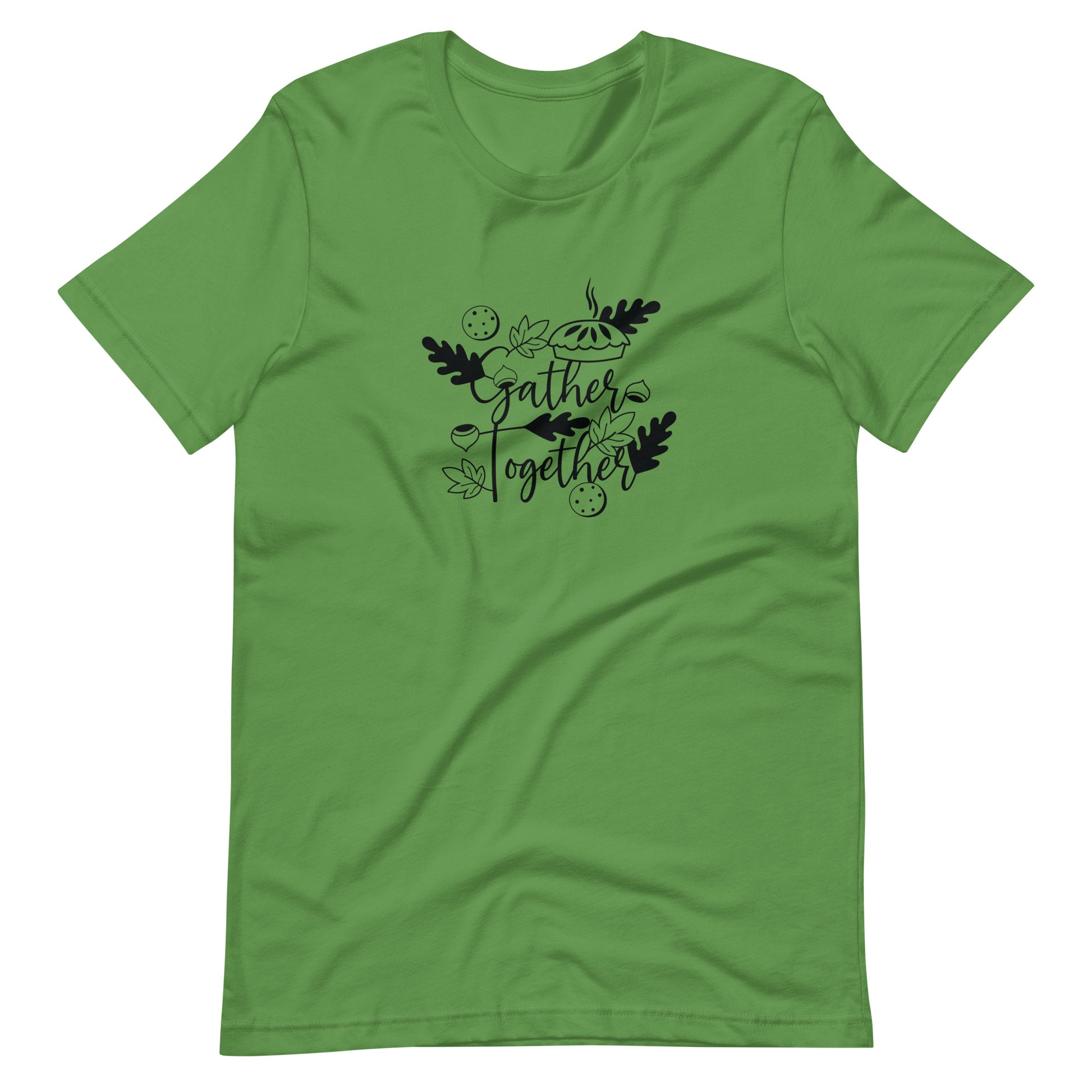 Printagon - Gather Together - Unisex T-shirt - Leaf / S