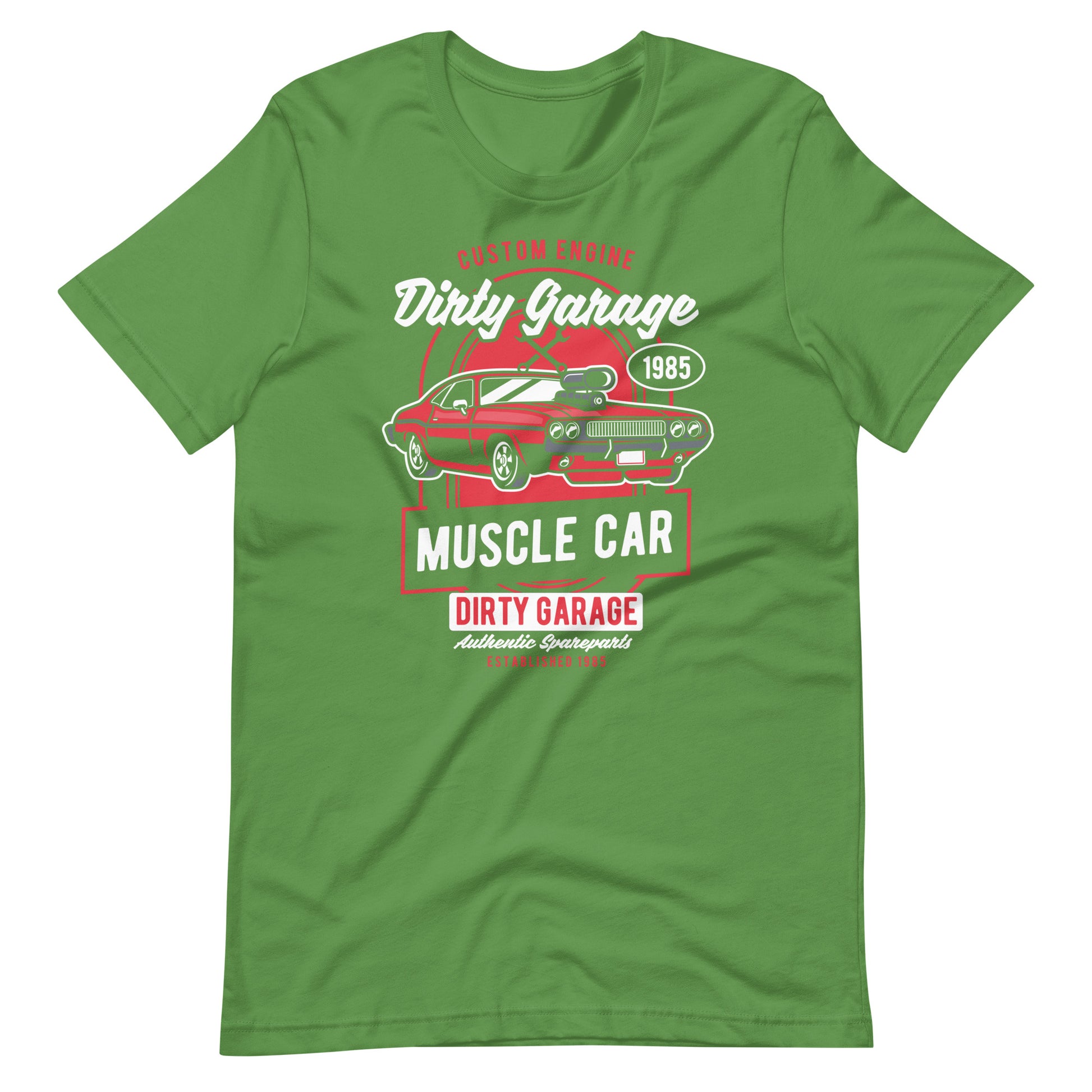 Printagon - Custom Engine Dirty Garage - T-shirt - Leaf / S