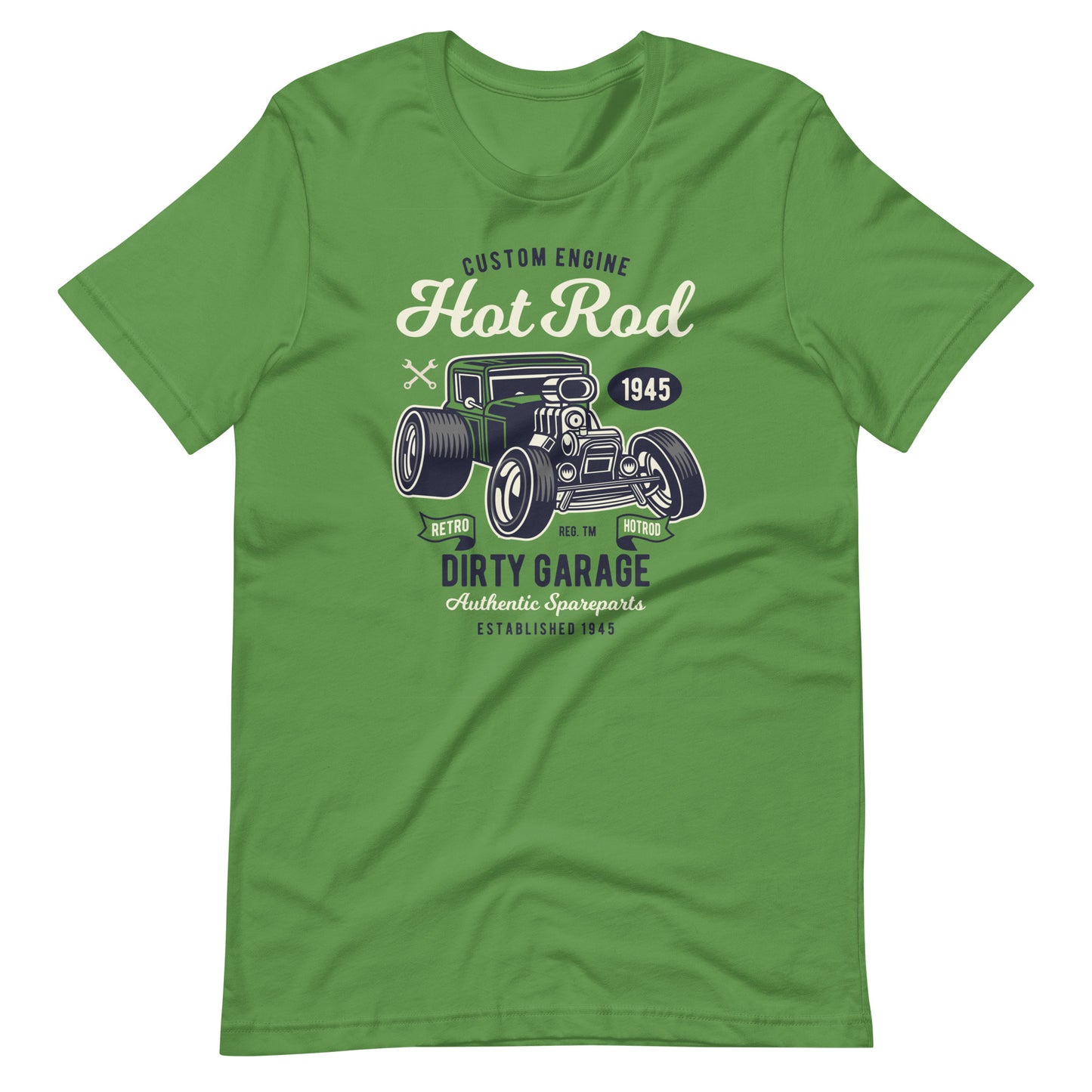 Printagon - Hot Rod Dirty Garage - T-shirt - Leaf / S