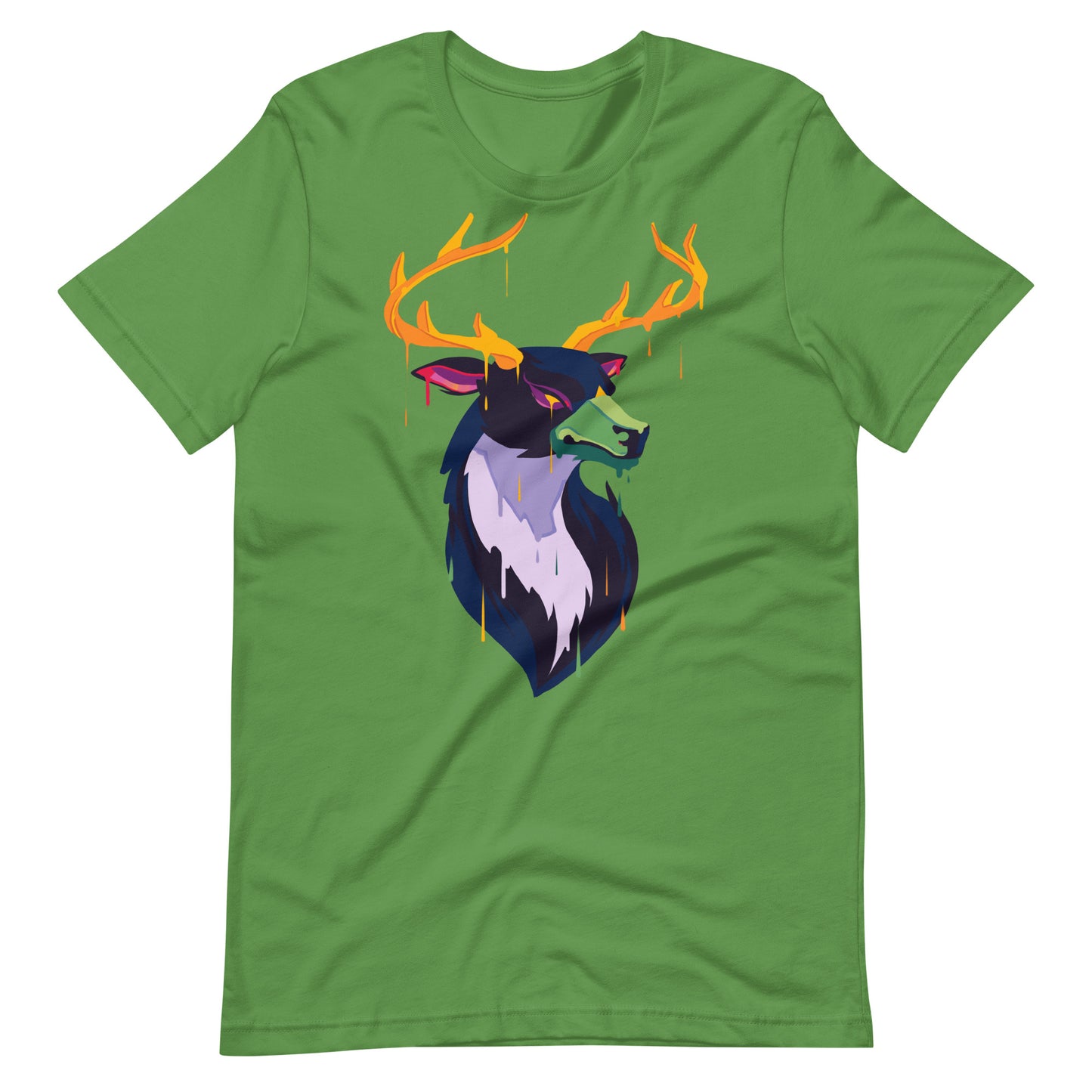 Printagon - Designious Stag - T-shirt - Leaf / S