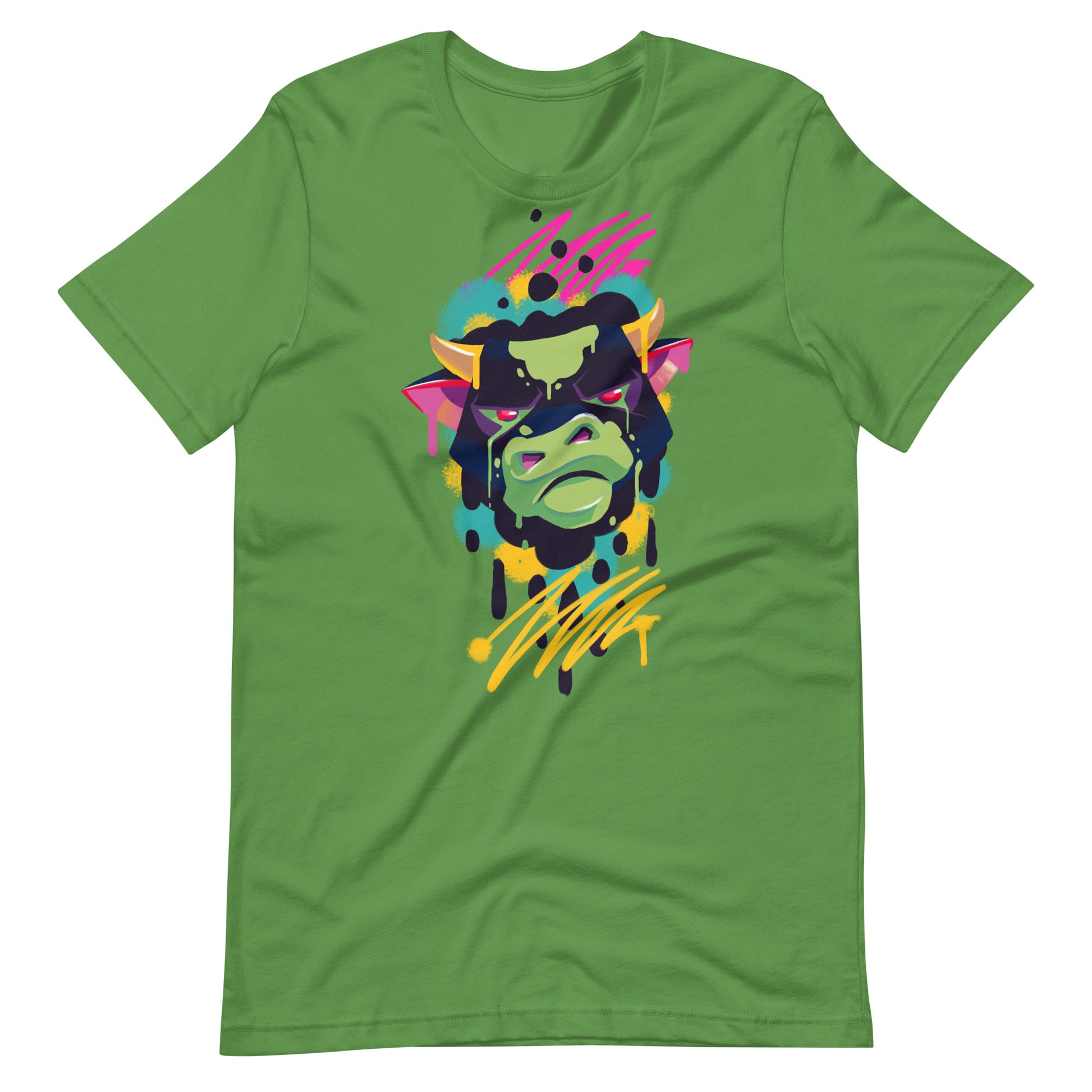 Printagon - Bull - T-shirt - Leaf / S