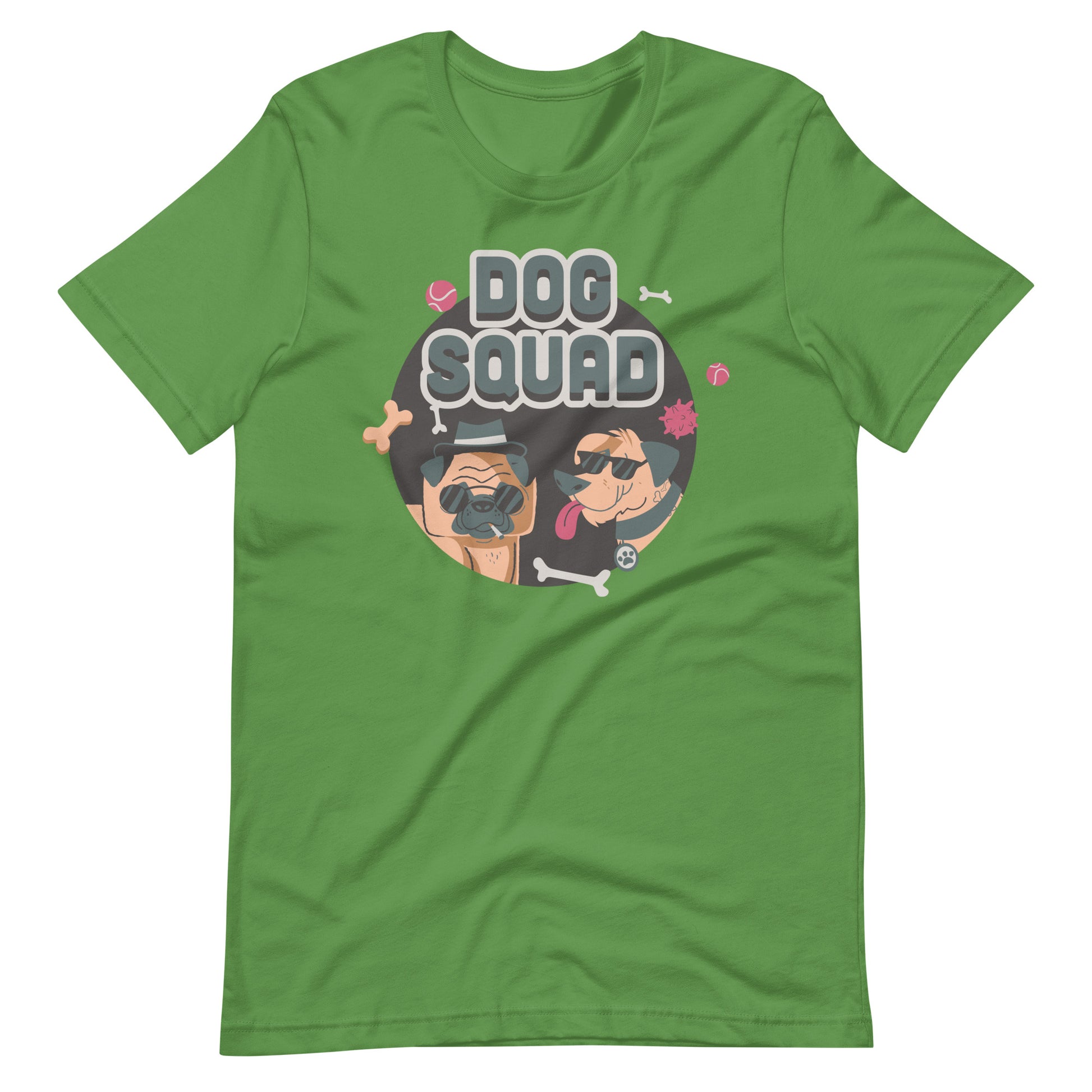 Printagon - Dog Squad - Unisex T-shirt - Leaf / S