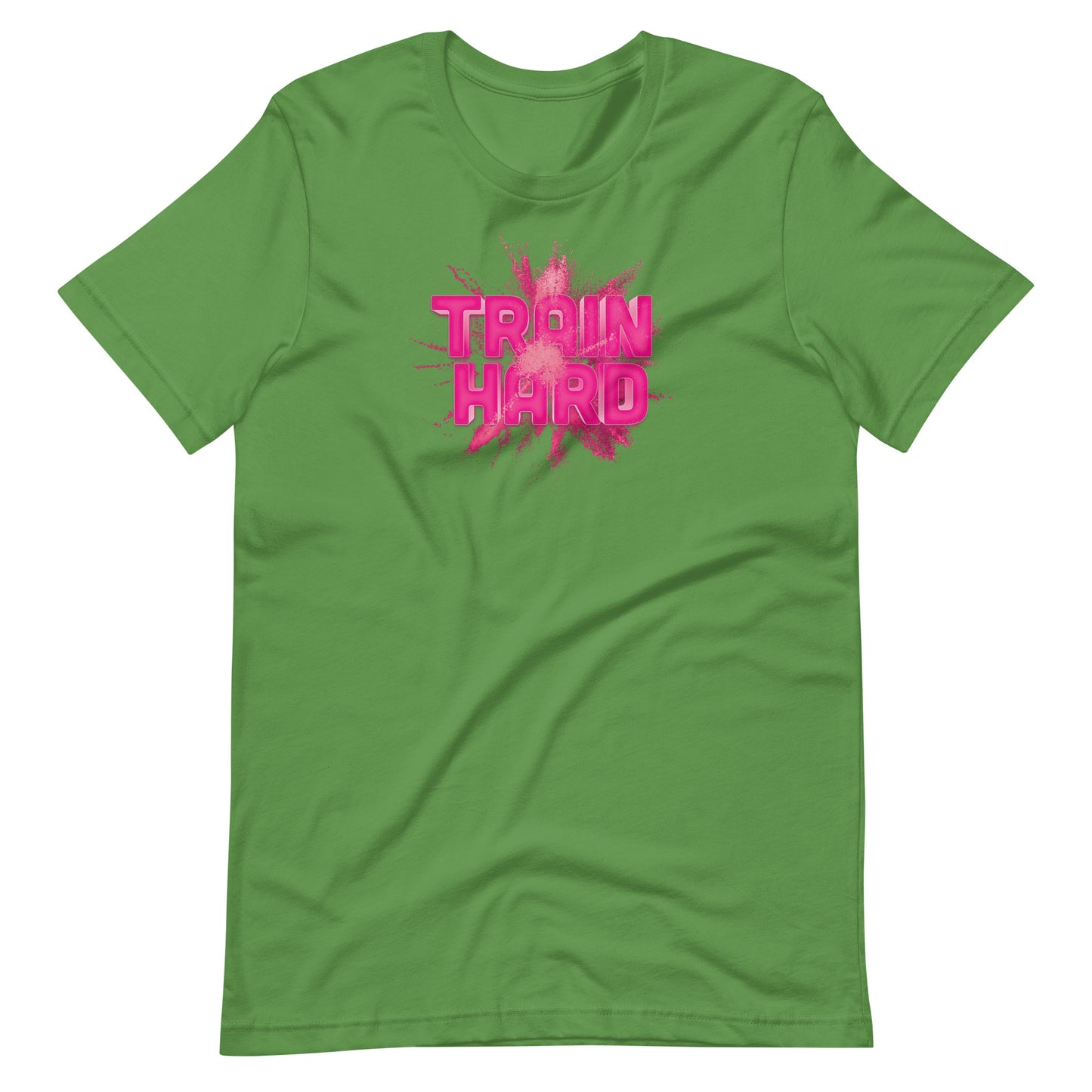 Printagon - Train Hard - Unisex T-shirt - Leaf / S