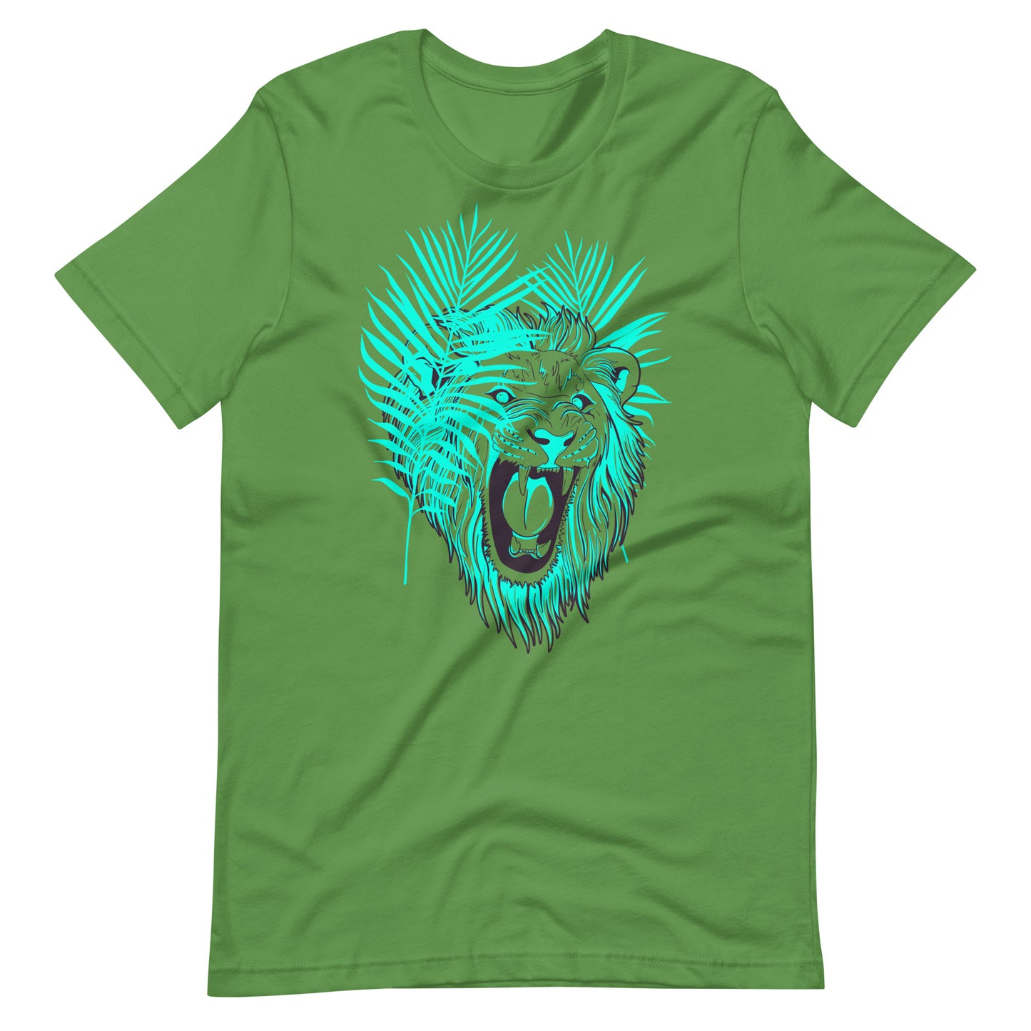 Printagon - Lion Leaves - T-shirt - Leaf / S