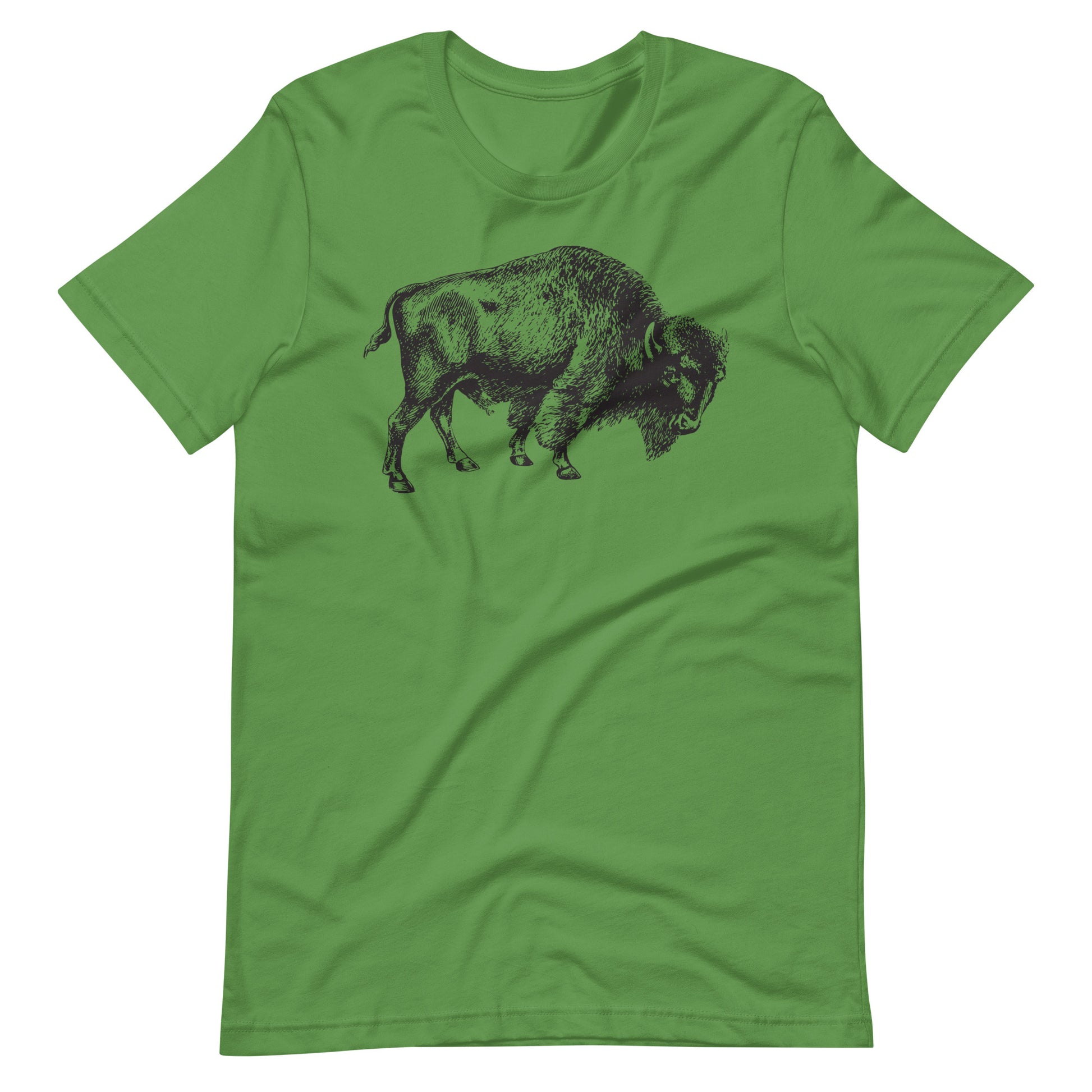 Printagon - Bull 002 - Unisex T-shirt - Leaf / S