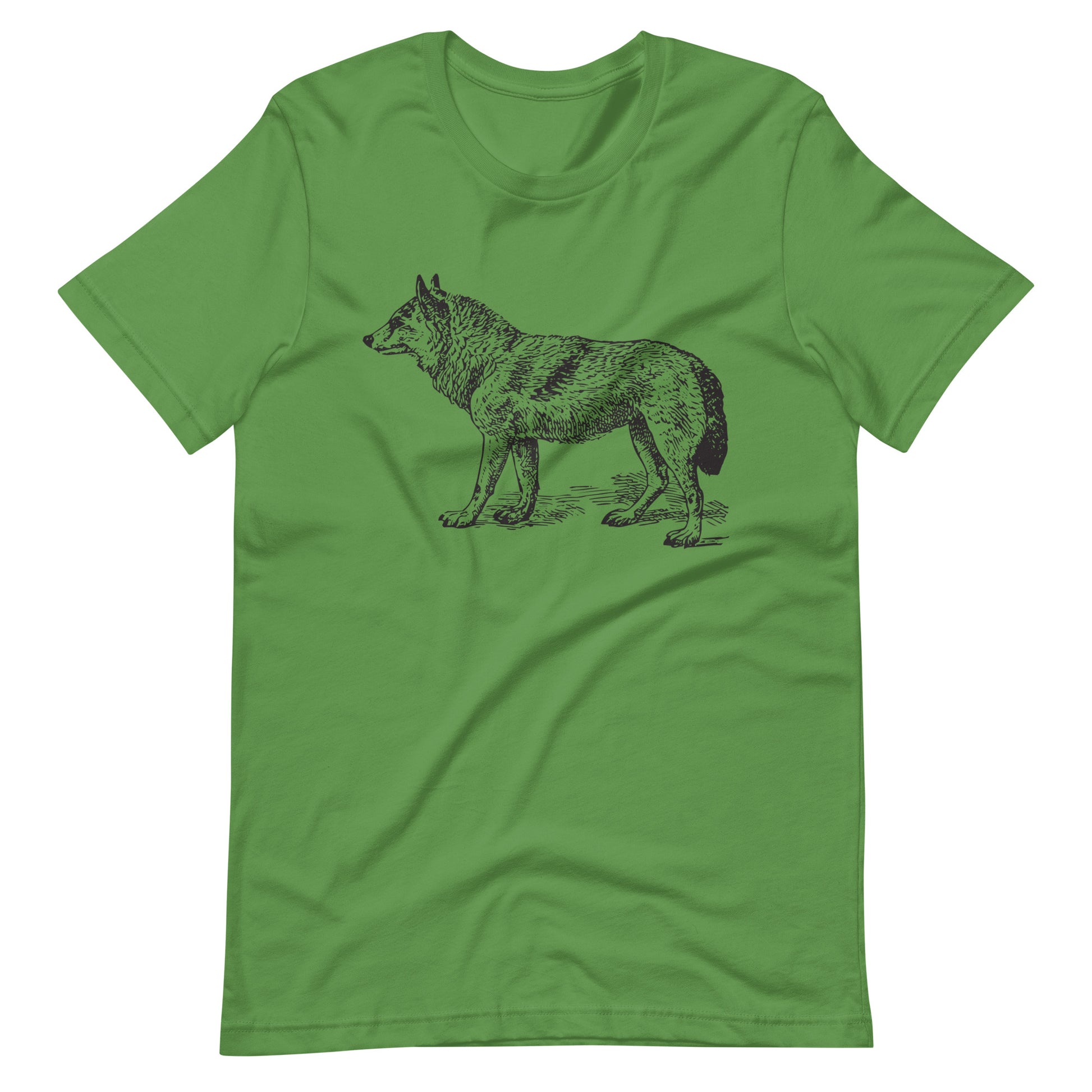 Printagon - Japanese Wolf - Unisex T-shirt - Leaf / S