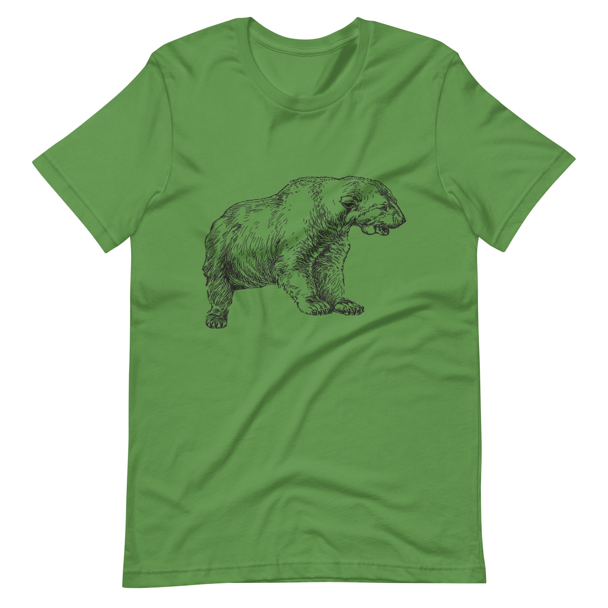 Printagon - Arctotherium Bear - Unisex T-shirt - Leaf / S