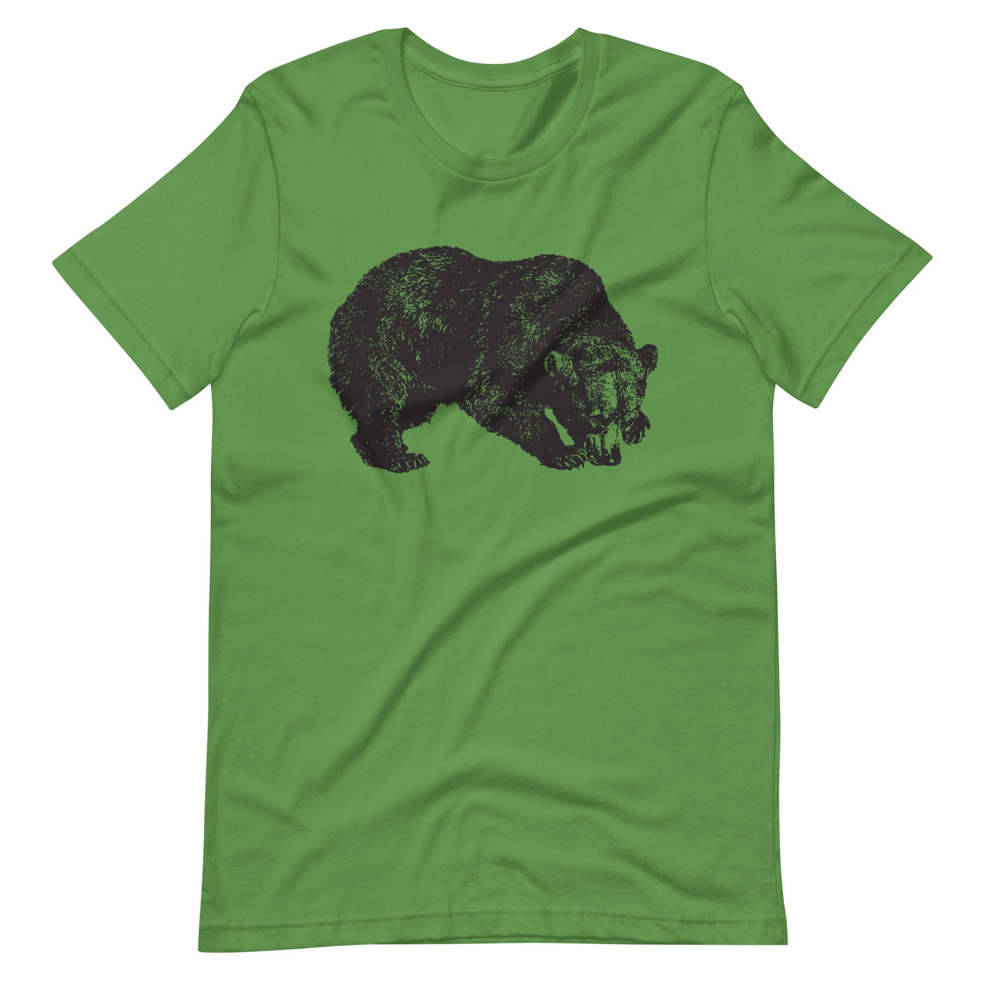 Printagon - American Black Bear - Unisex T-shirt - Leaf / S