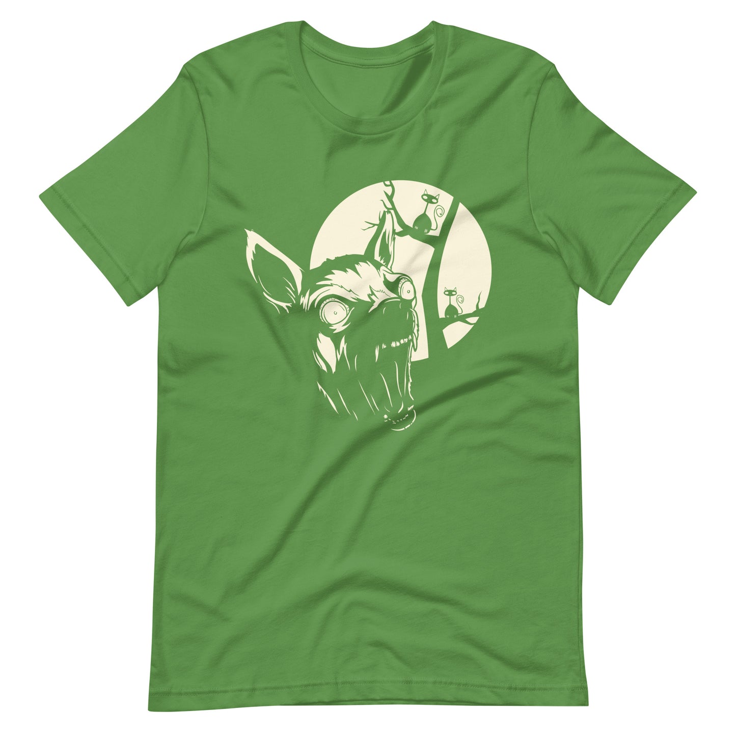 Printagon - Night Wild Animal - Unisex T-shirt - Leaf / S