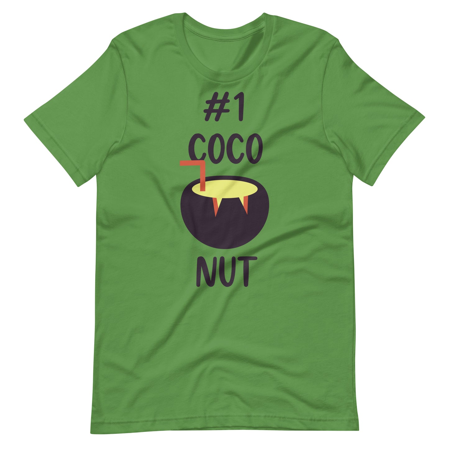 Printagon - Coconut #1 - Unisex T-shirt - Leaf / S