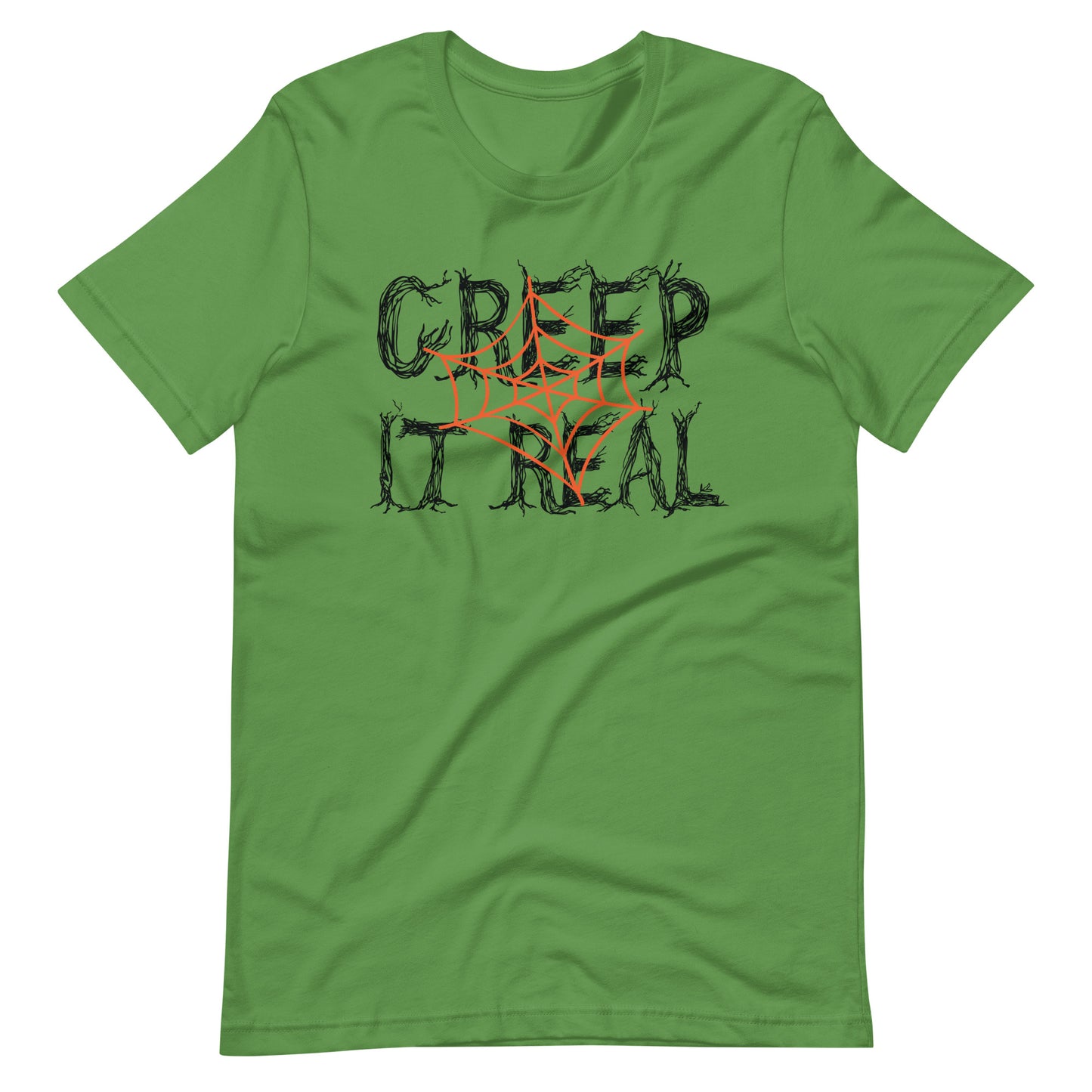 Printagon - Creep It Real - Unisex T-shirt - Leaf / S