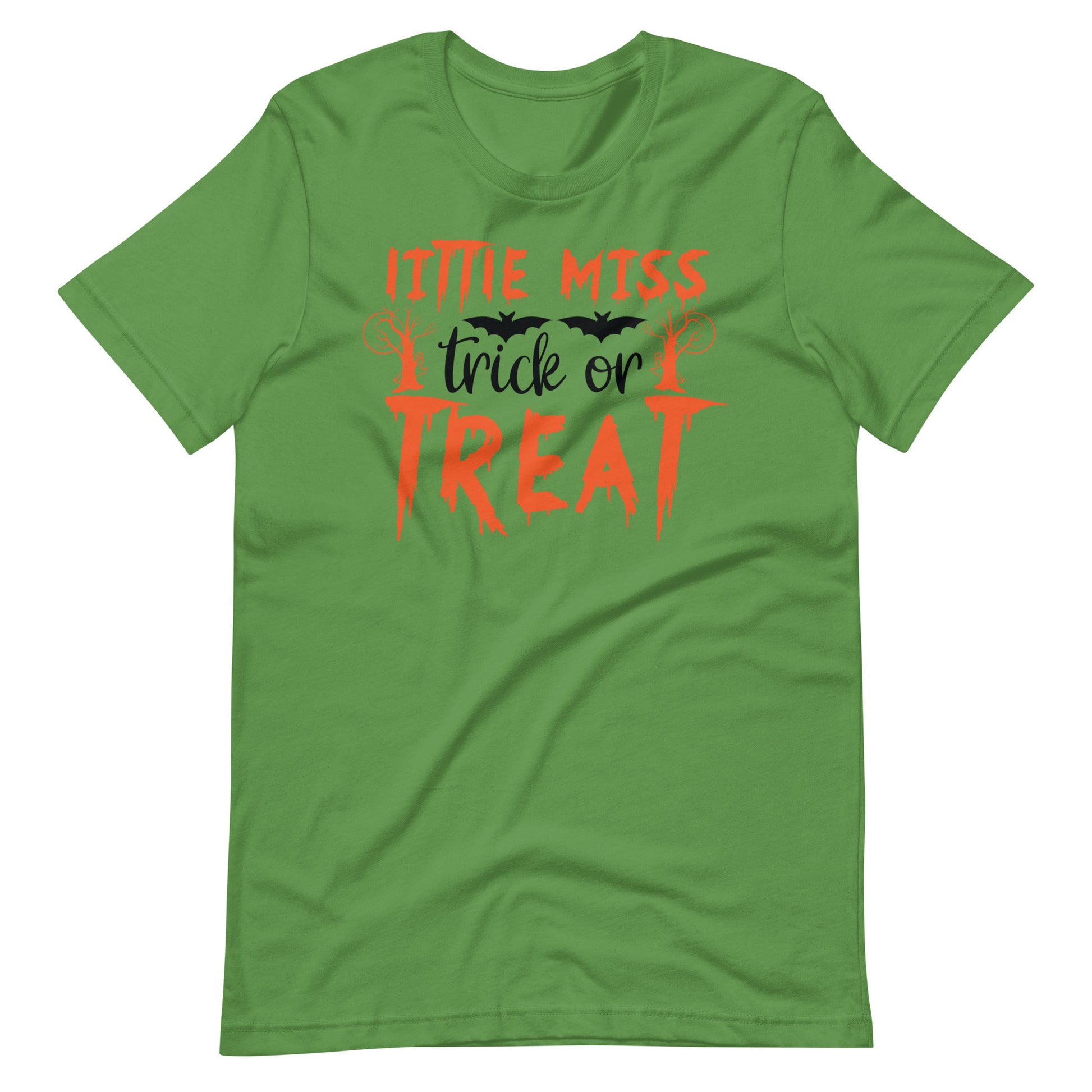 Printagon - Little Miss Trick or Treat - Unisex T-shirt - Leaf / S