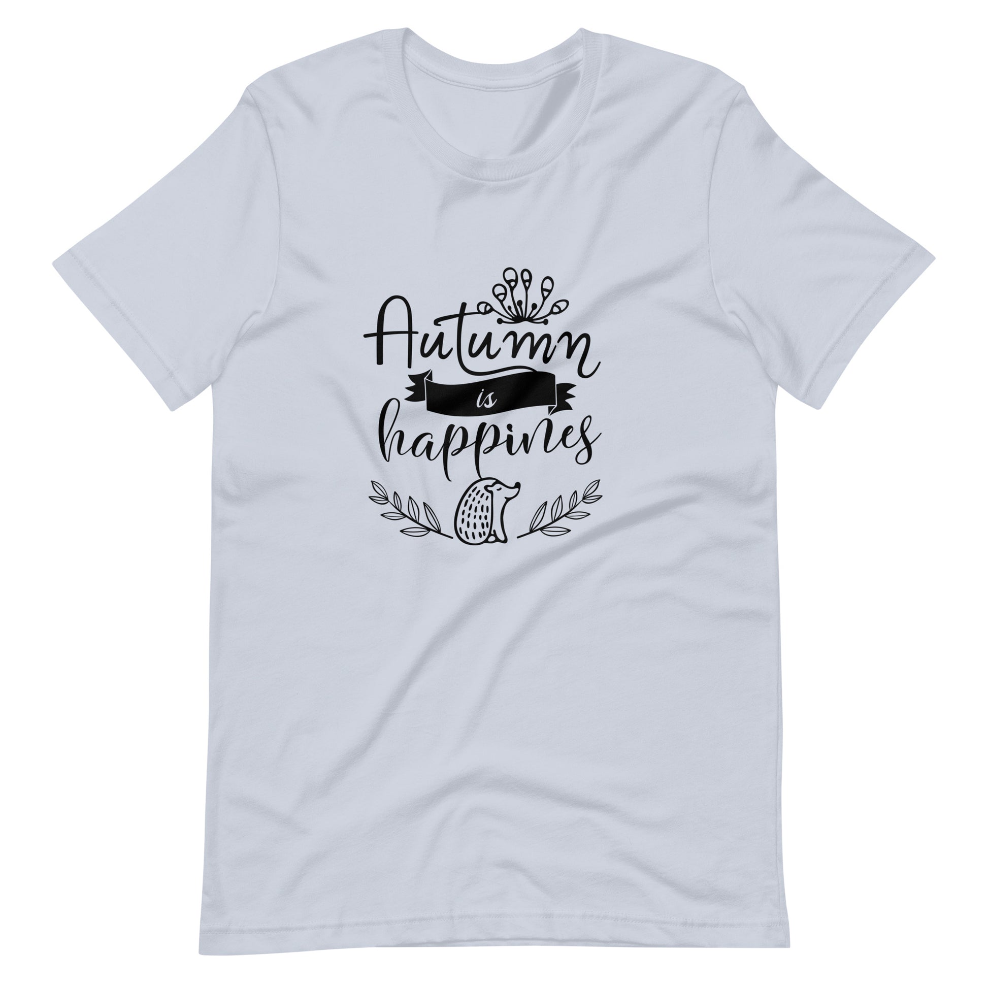 Printagon - Autumn Is Happiness - Unisex T-shirt - Light Blue / XS