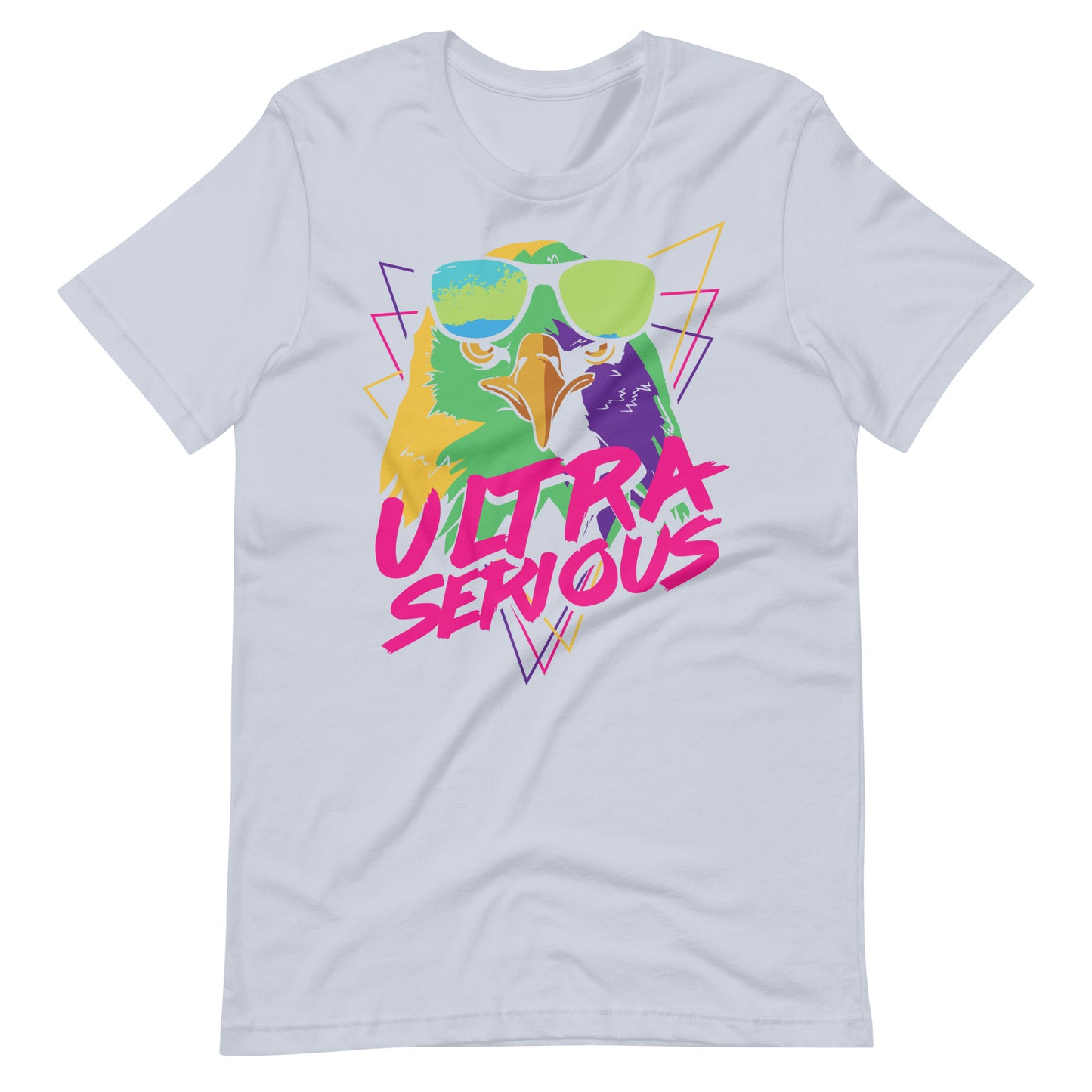 Printagon - Ultra Serious - Unisex T-shirt - Light Blue / XS