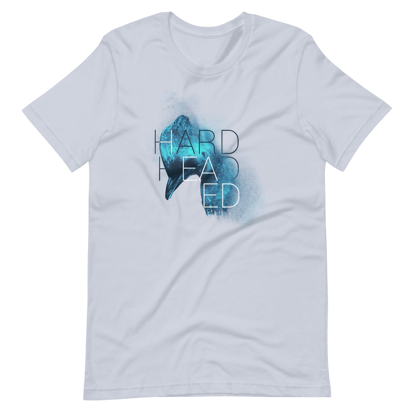 Printagon - Hard Head Ed - Unisex T- shirt - Light Blue / XS