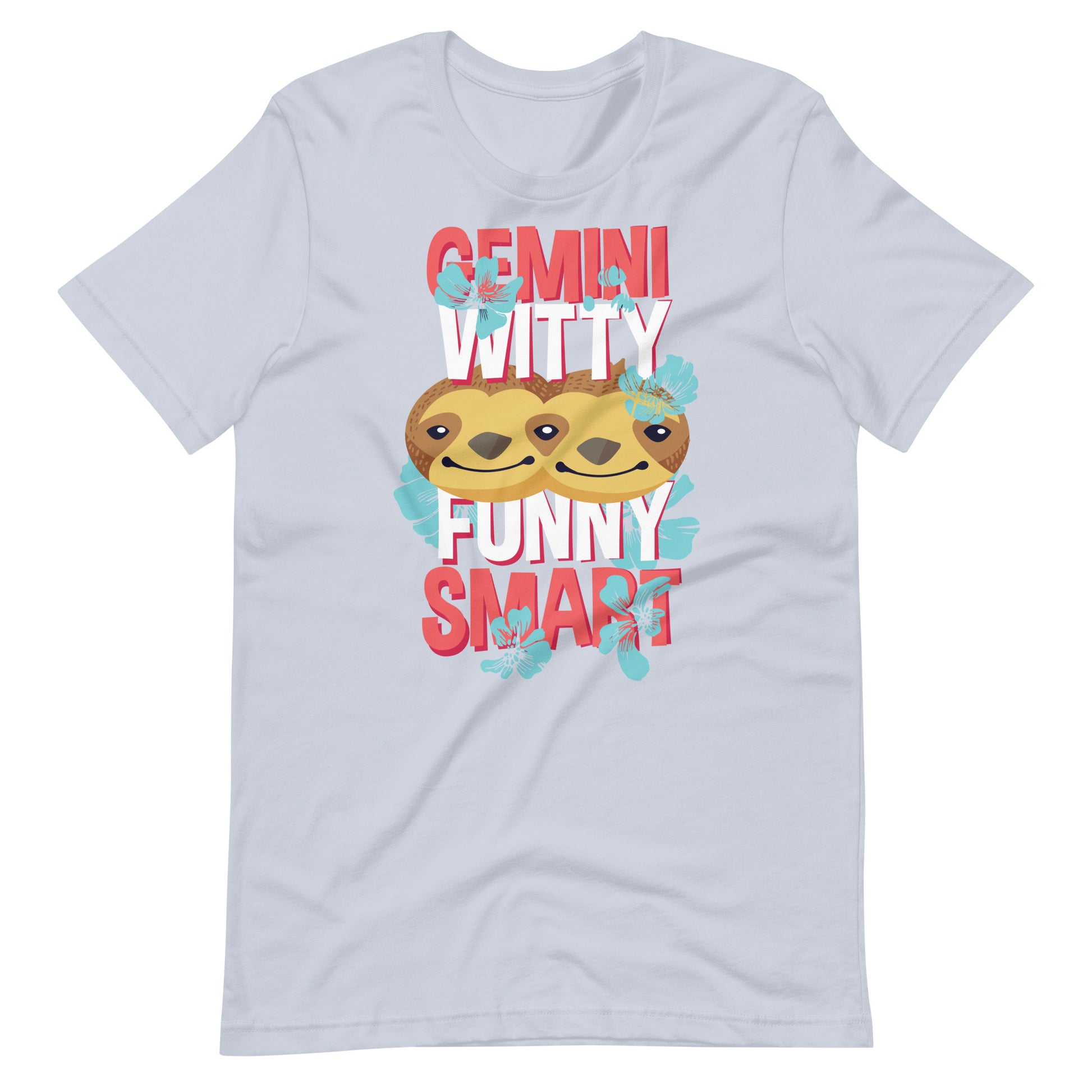 Printagon - Gemini T-shirt - Light Blue / XS