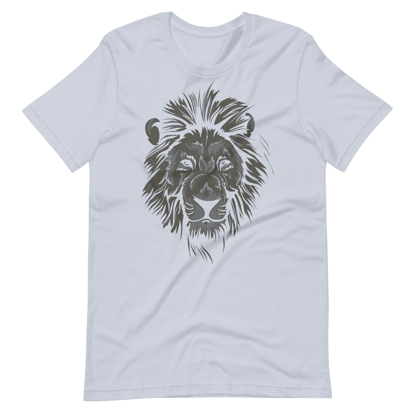 Printagon - Tiger Shadow - Unisex T-shirt - Light Blue / XS