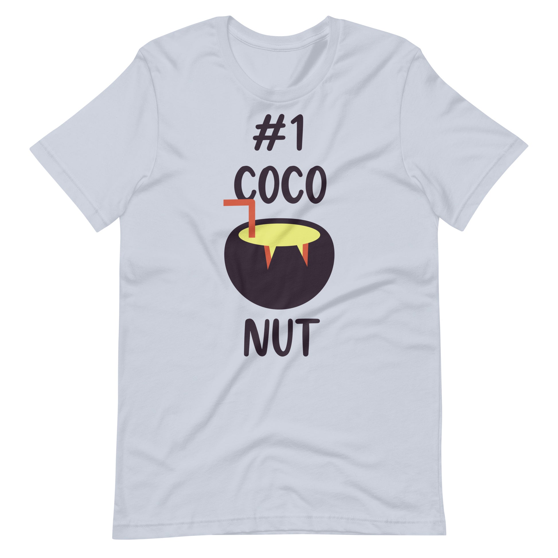 Printagon - Coconut #1 - Unisex T-shirt - Light Blue / XS