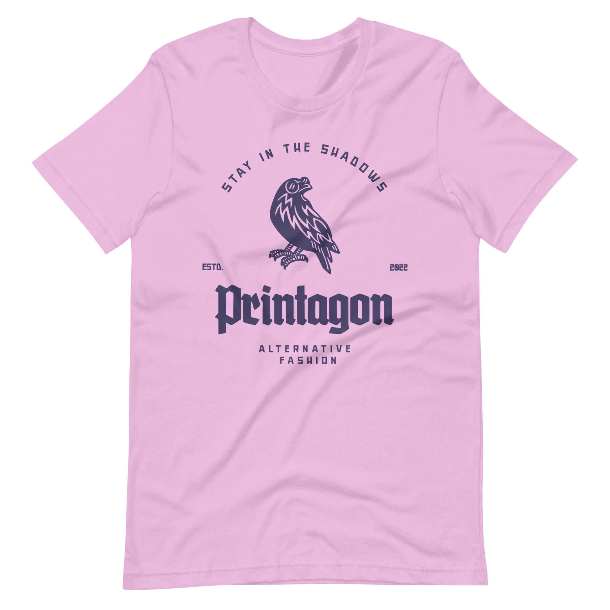 Printagon - Stay in The Shadows Unisex t-shirt - Lilac / S Printagon