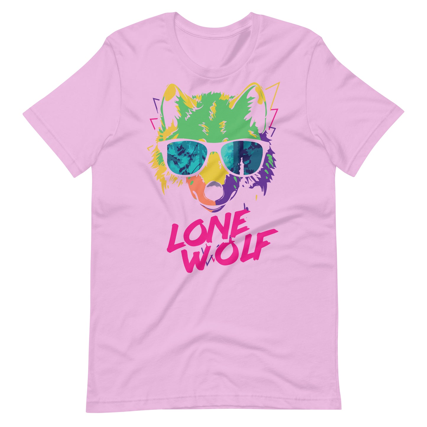 Printagon - Lone Wolf - Unisex T-shirt - Lilac / S