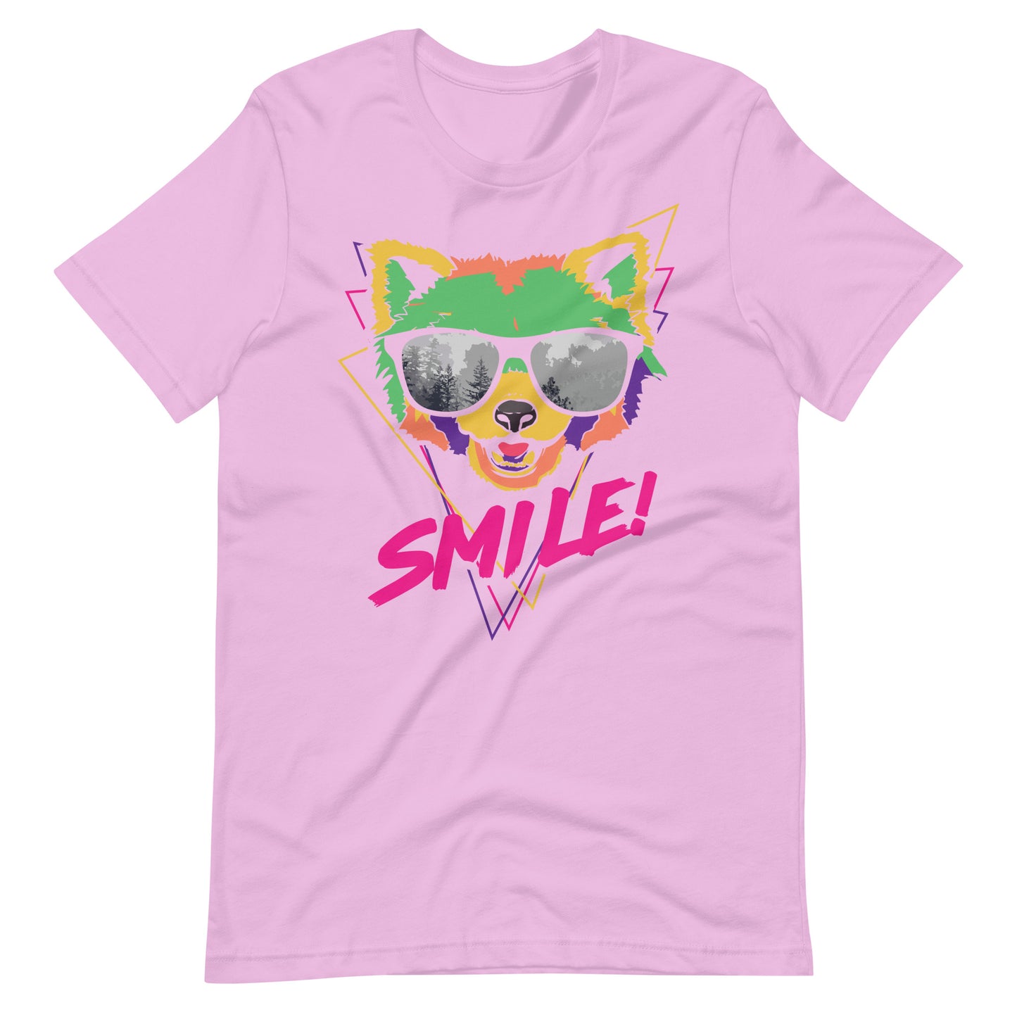 Printagon - Smile - Unisex T-shirt - Lilac / S