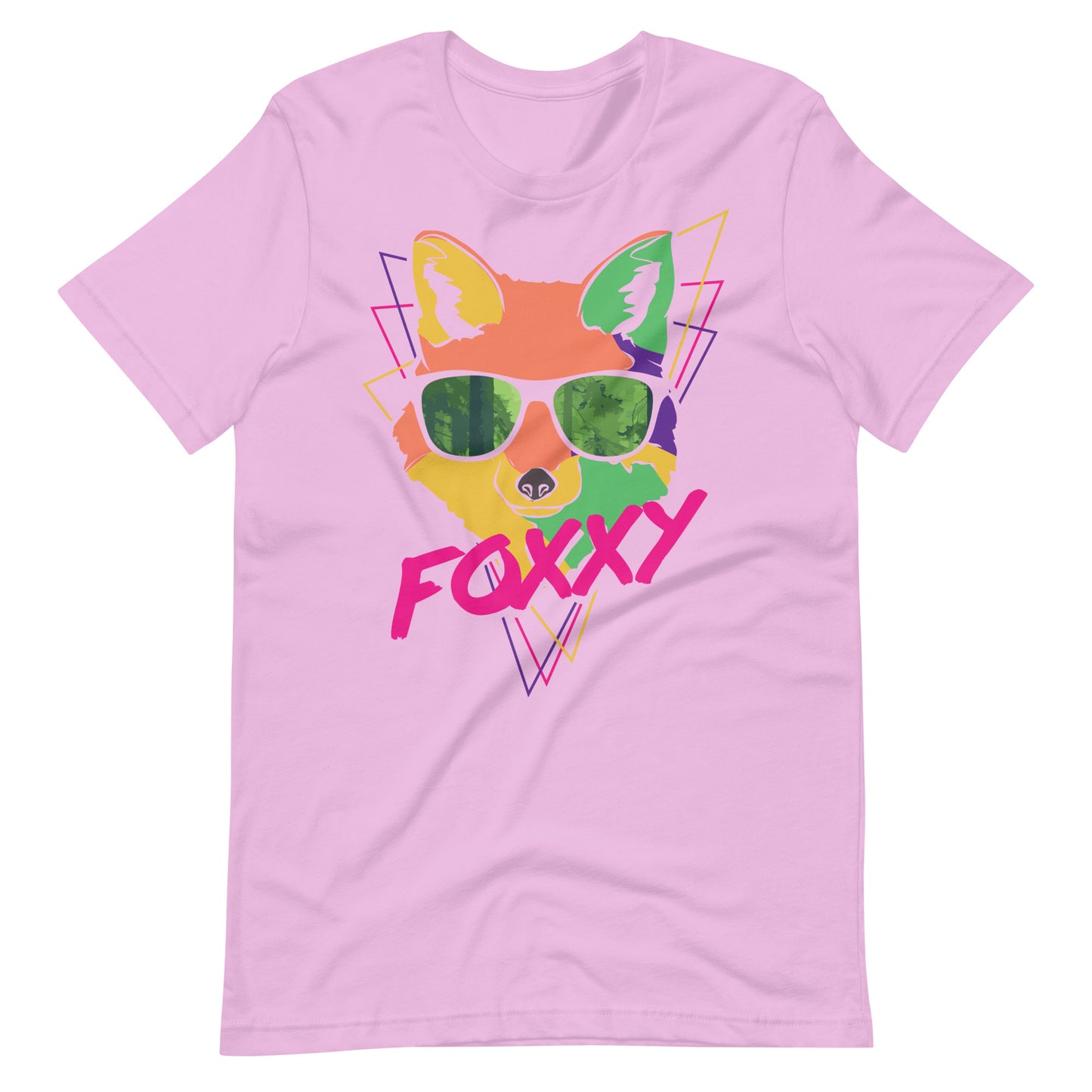 Printagon - Foxxy - Unisex T-shirt - Lilac / S