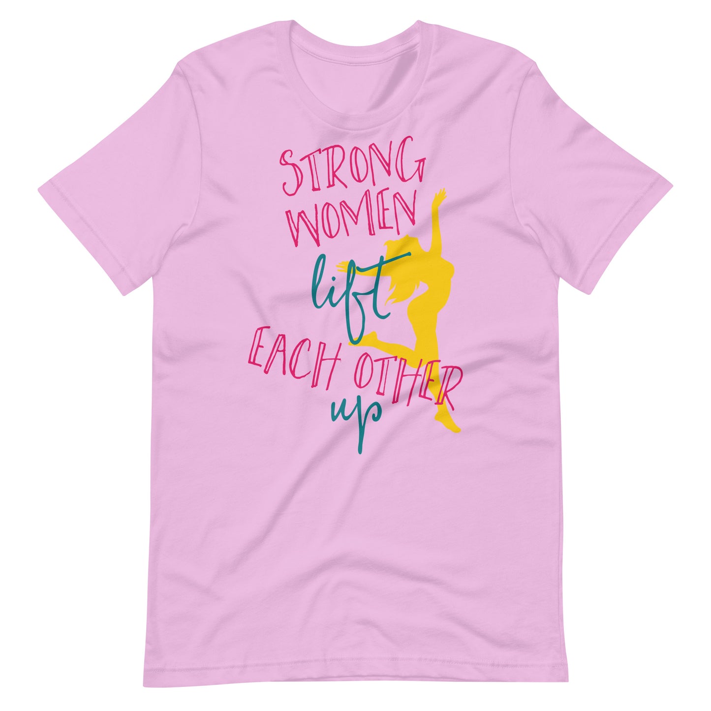 Printagon - Strong Women Lift Each Other Up - T-shirt - Lilac / S