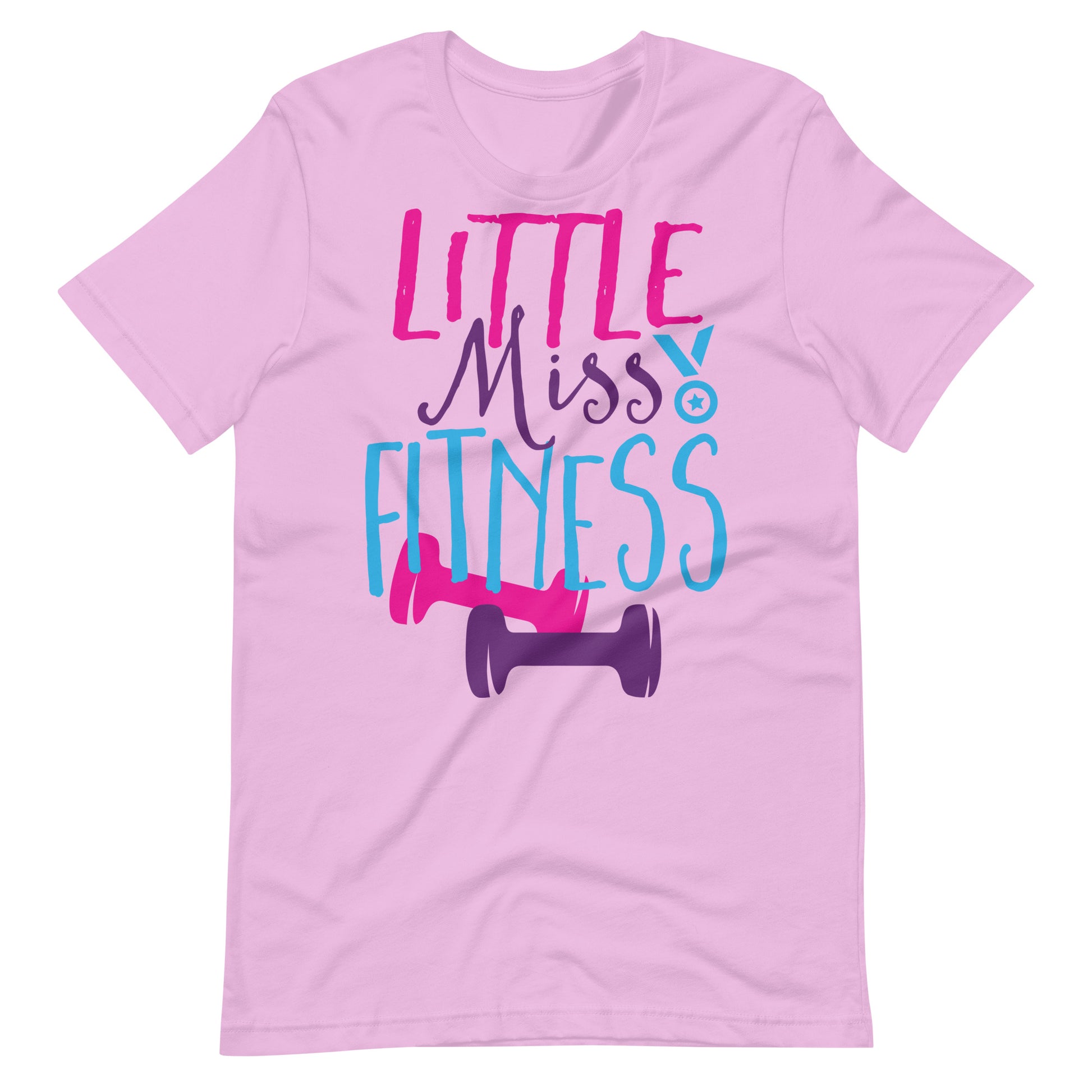 Printagon - Little Miss Fitness - T-shirt - Lilac / S