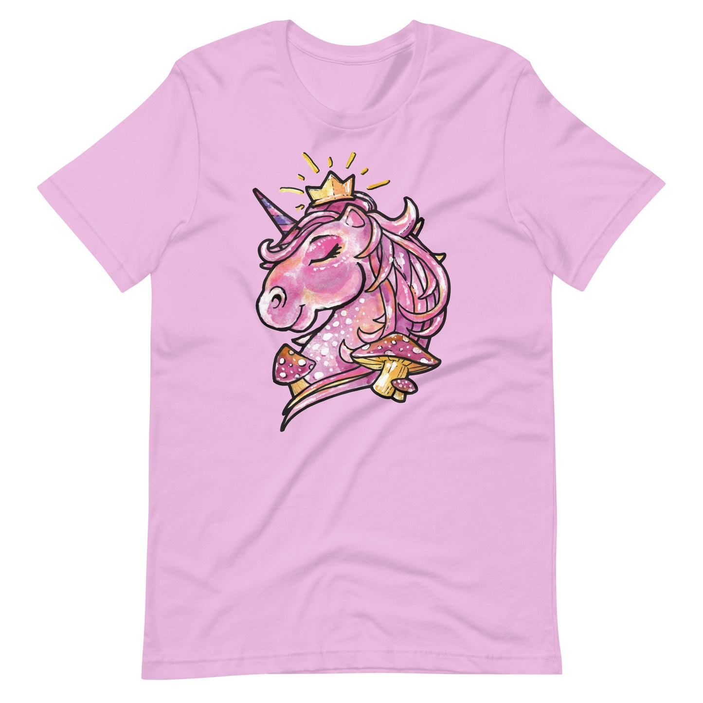 Printagon - Unicorn T-shirt - Lilac / S