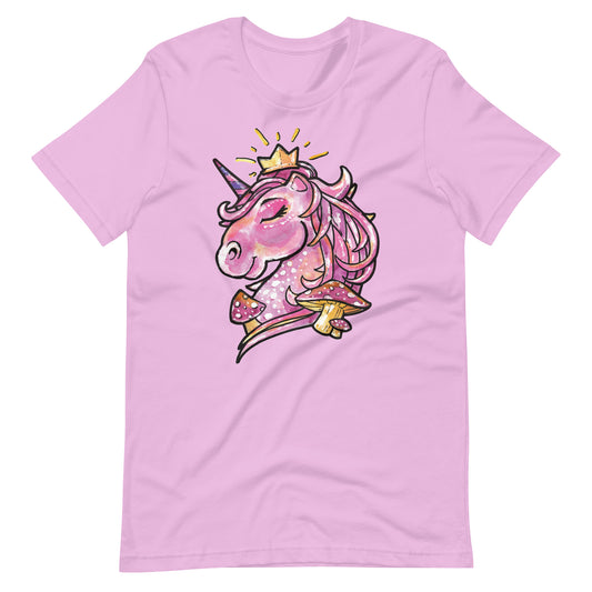 Printagon - Unicorn T-shirt - Lilac / S