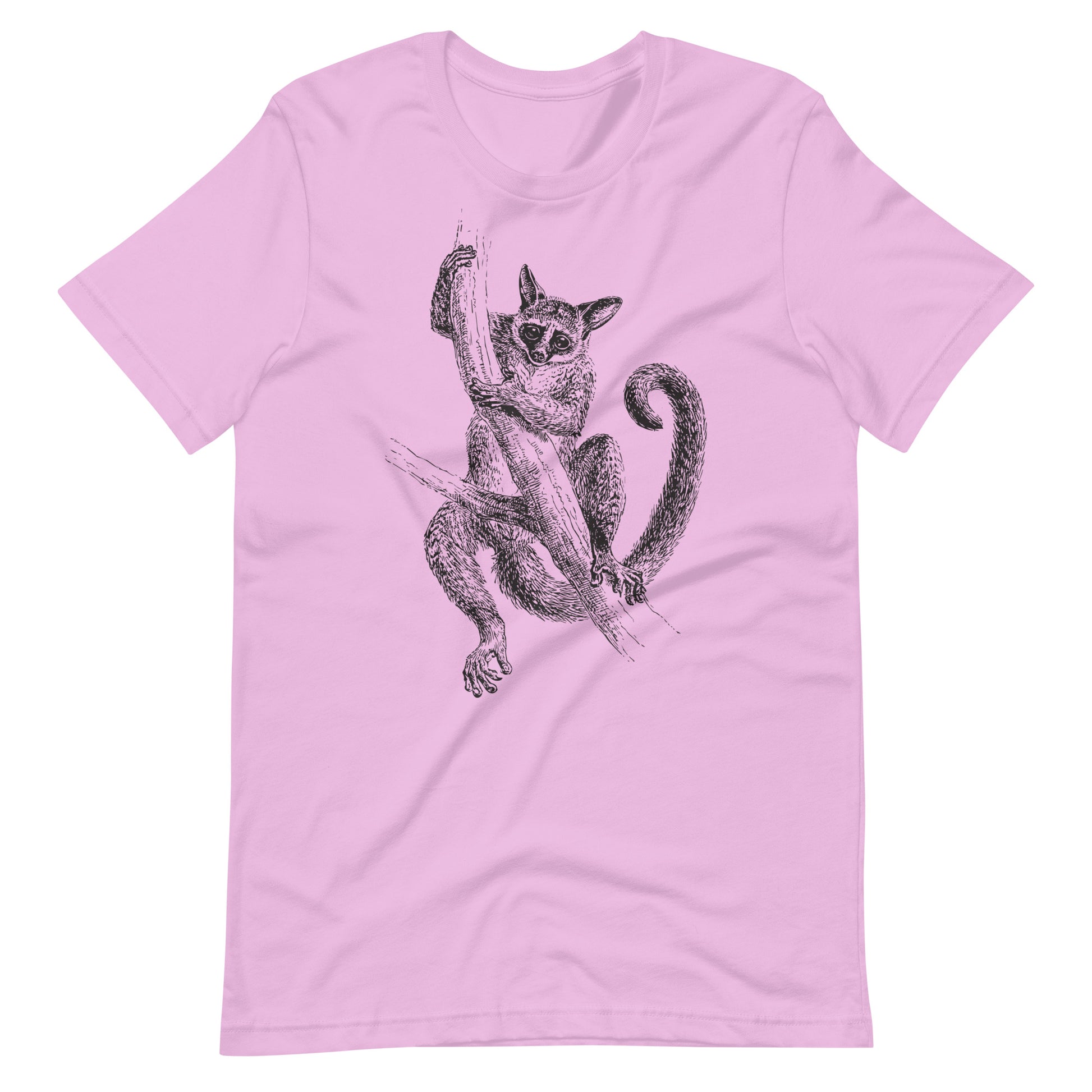 Printagon - Lemur - Unisex T-shirt - Lilac / S