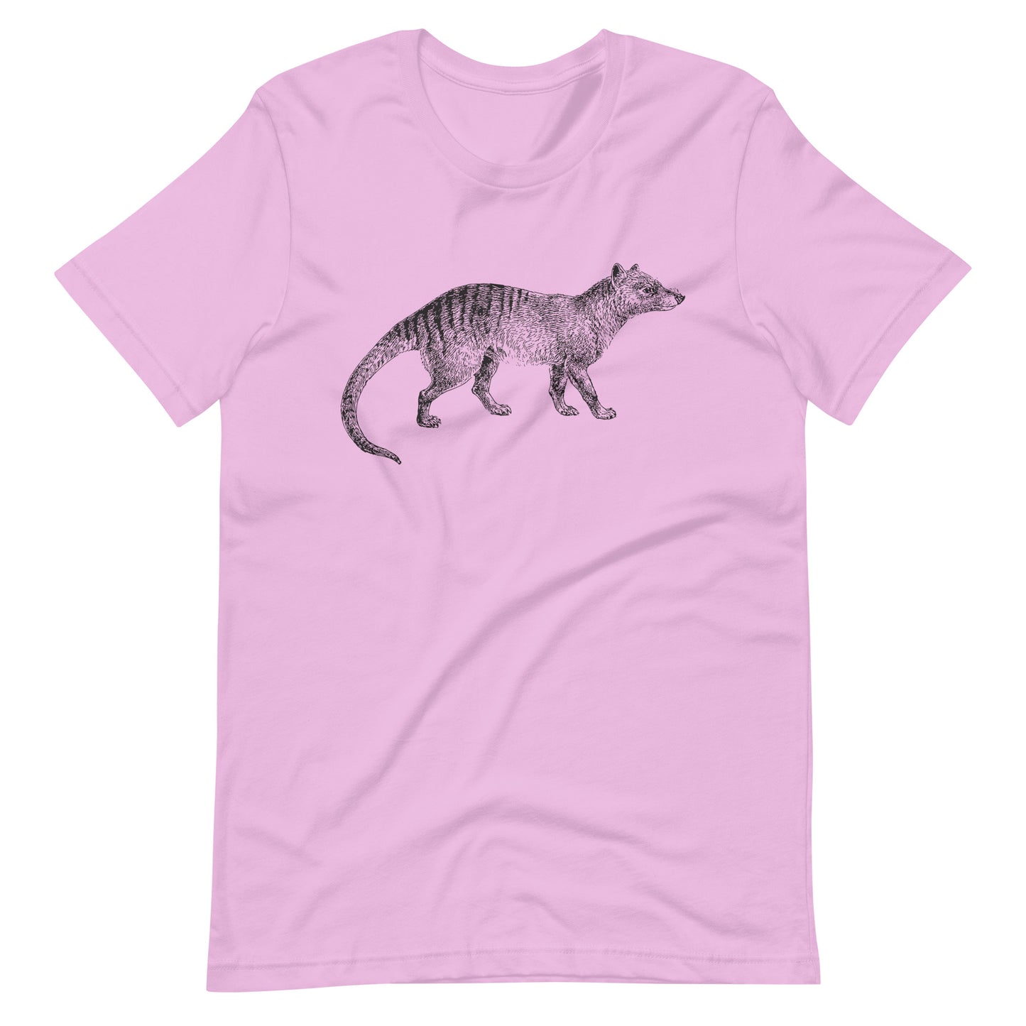 Printagon - Tasmanian Wolf - Unisex T-shirt - Lilac / S