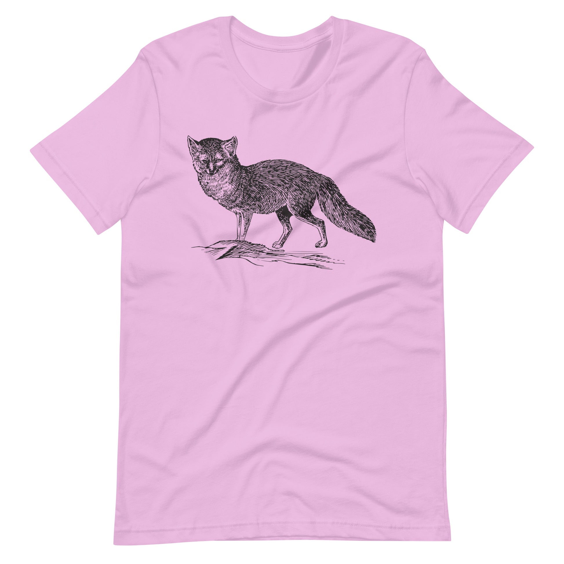 Printagon - Arctic Fox 002 - Unisex T-shirt - Lilac / S