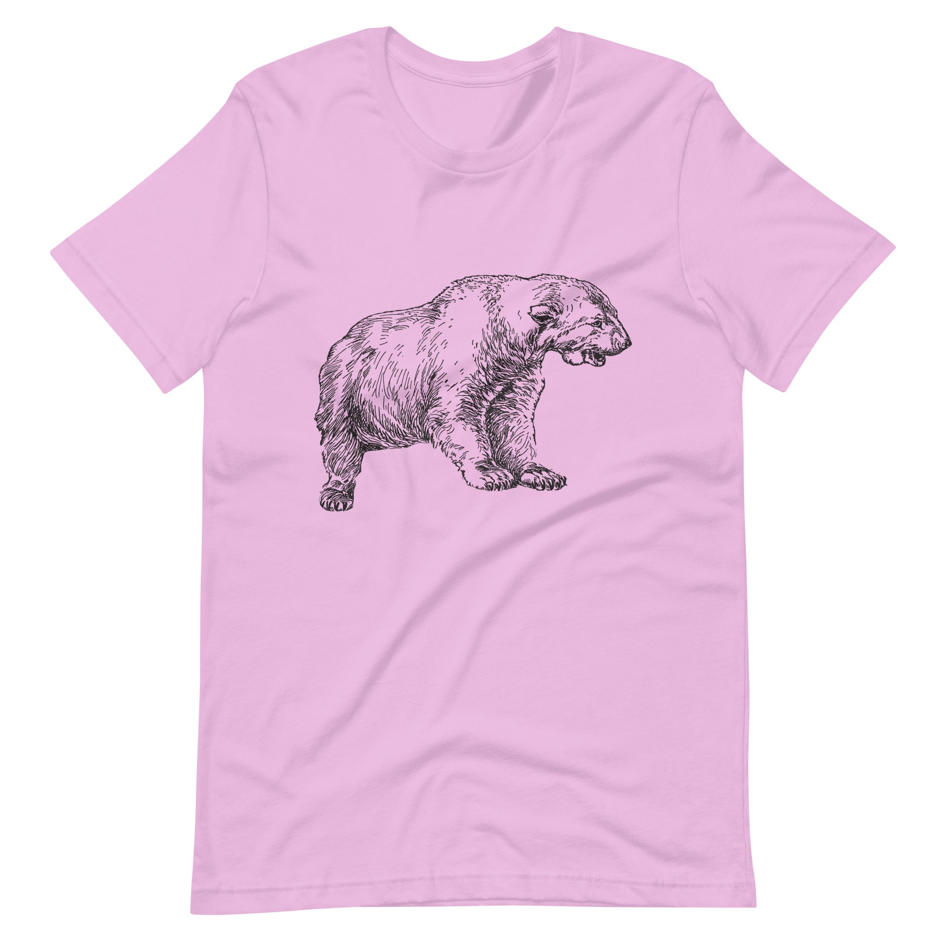 Printagon - Arctotherium Bear - Unisex T-shirt - Lilac / S