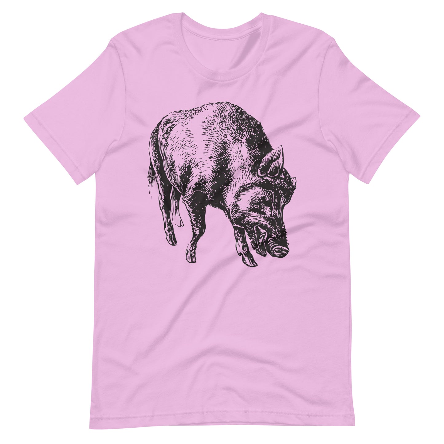 Printagon - Wild Boar - Unisex T-shirt - Lilac / S