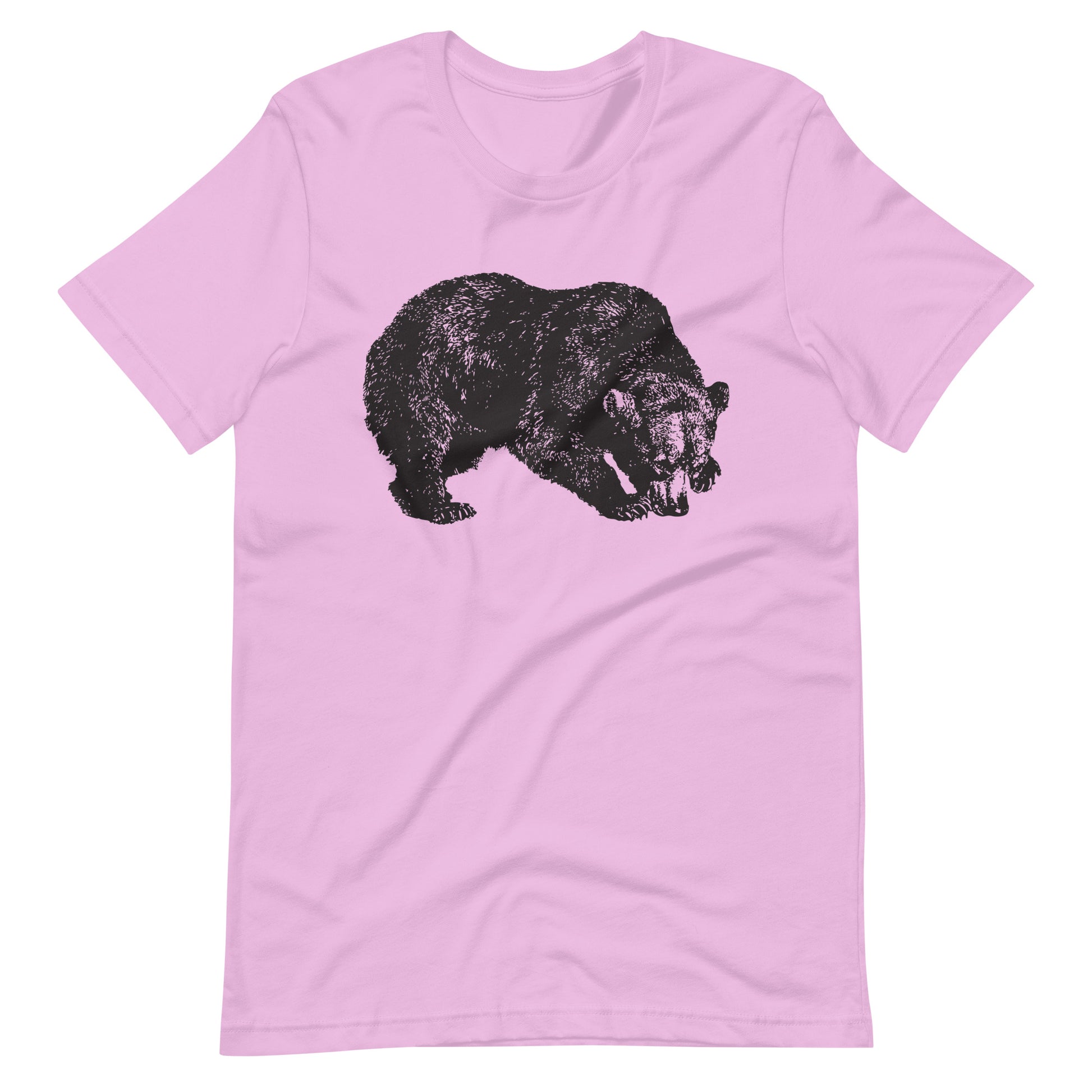 Printagon - American Black Bear - Unisex T-shirt - Lilac / S