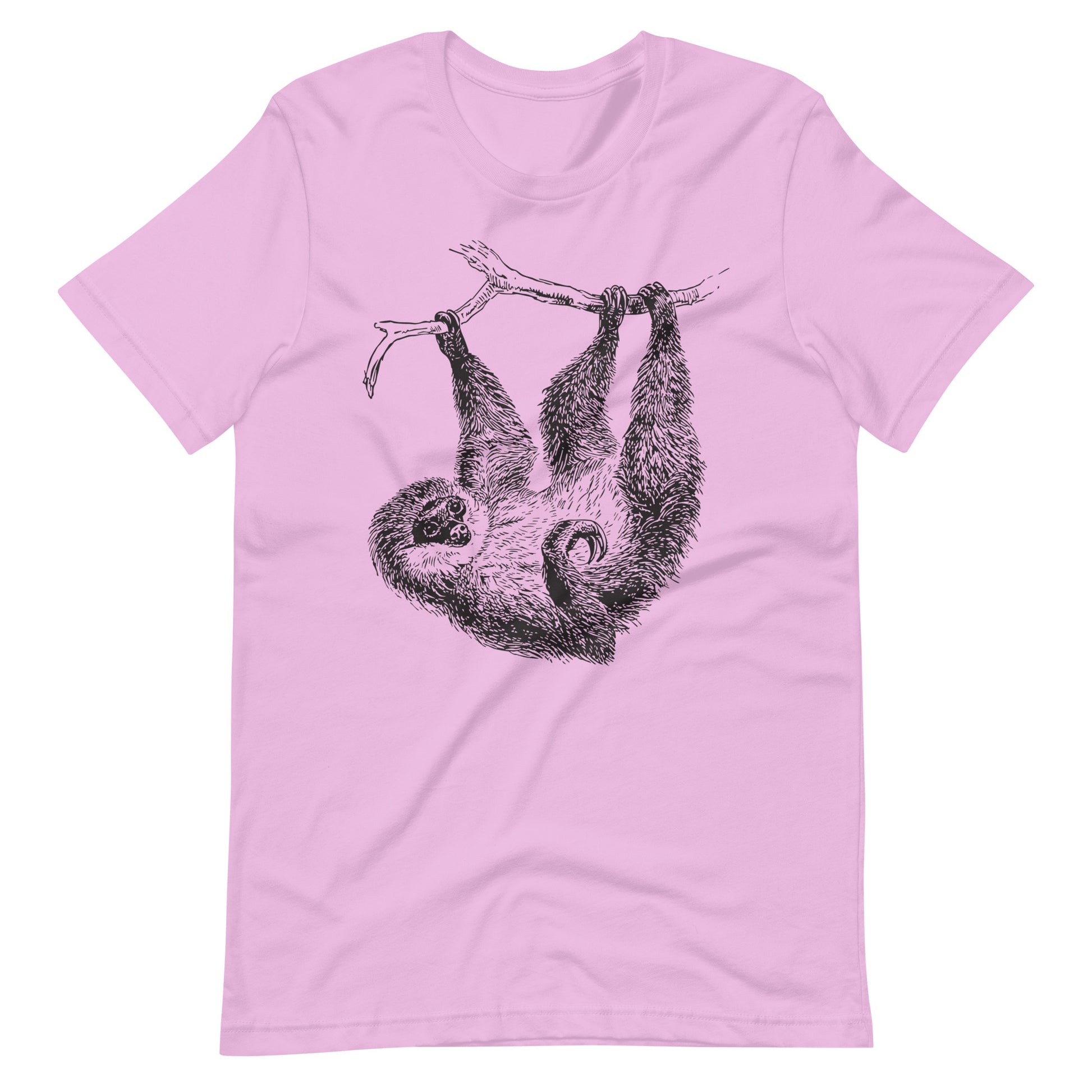 Printagon - Sloth - Unisex T-shirt - Lilac / S