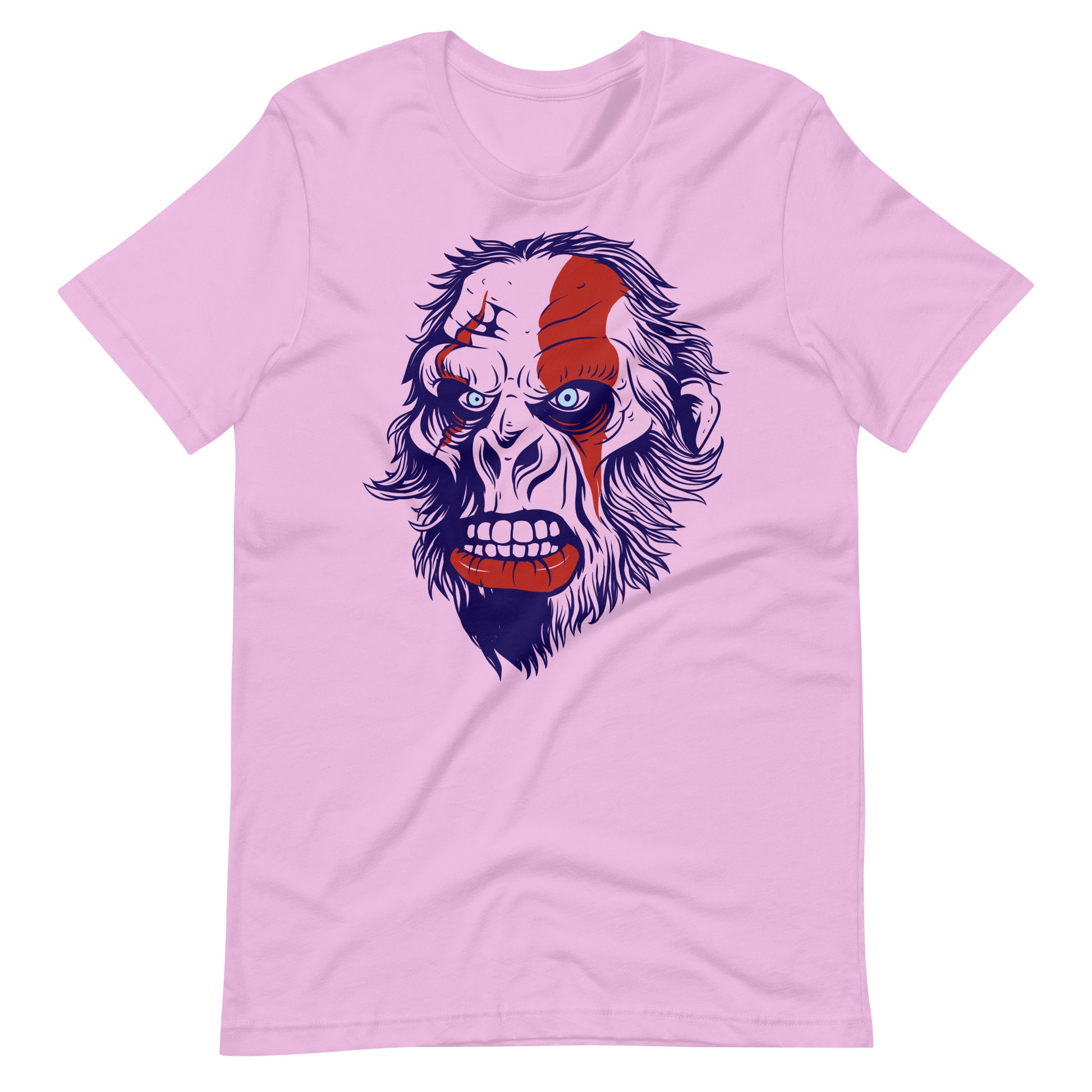 Printagon - Scary Head - Unisex T-shirt - Lilac / S