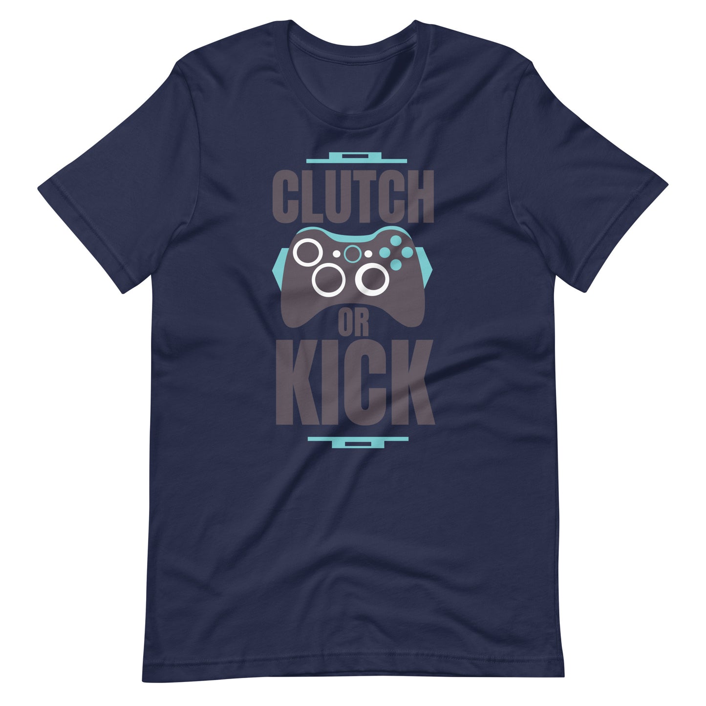 Printagon - Clutch Or Kick - Unisex T-shirt - Navy / XS