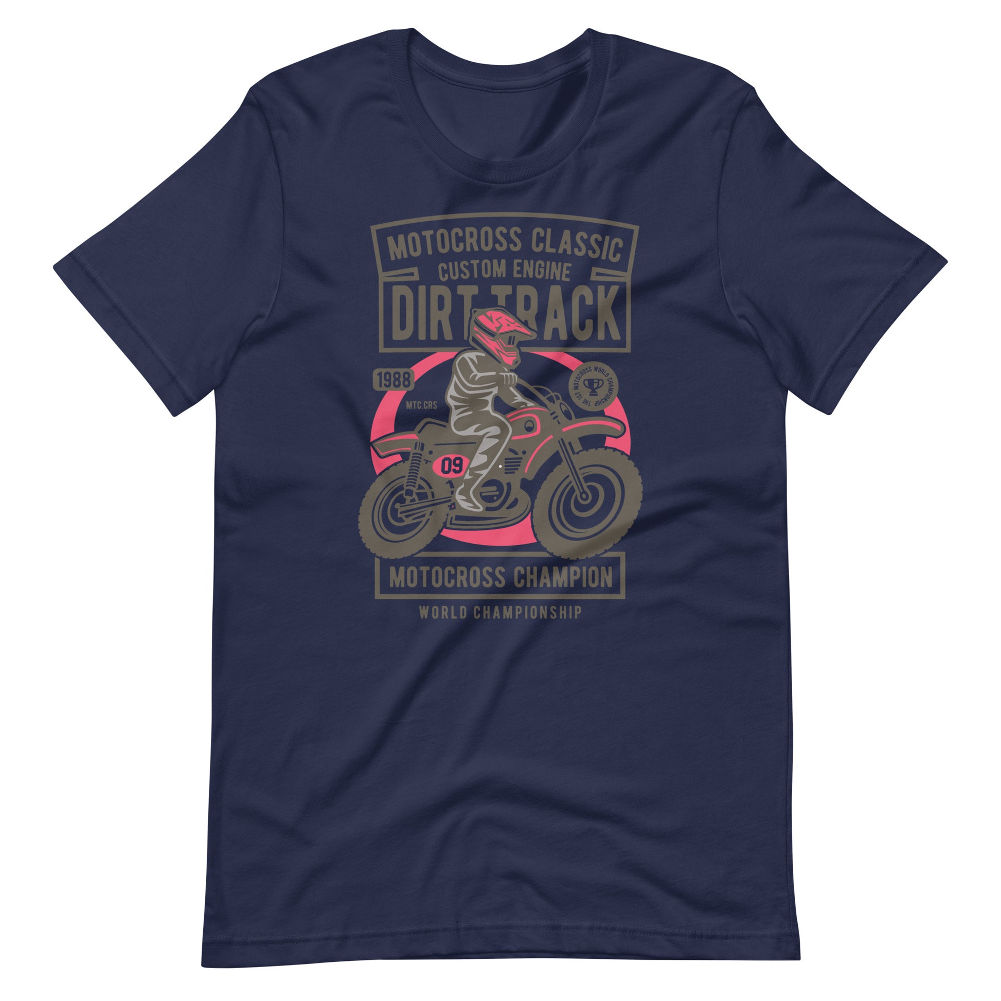 Printagon - Motocross Classic - T-shirt - Navy / XS