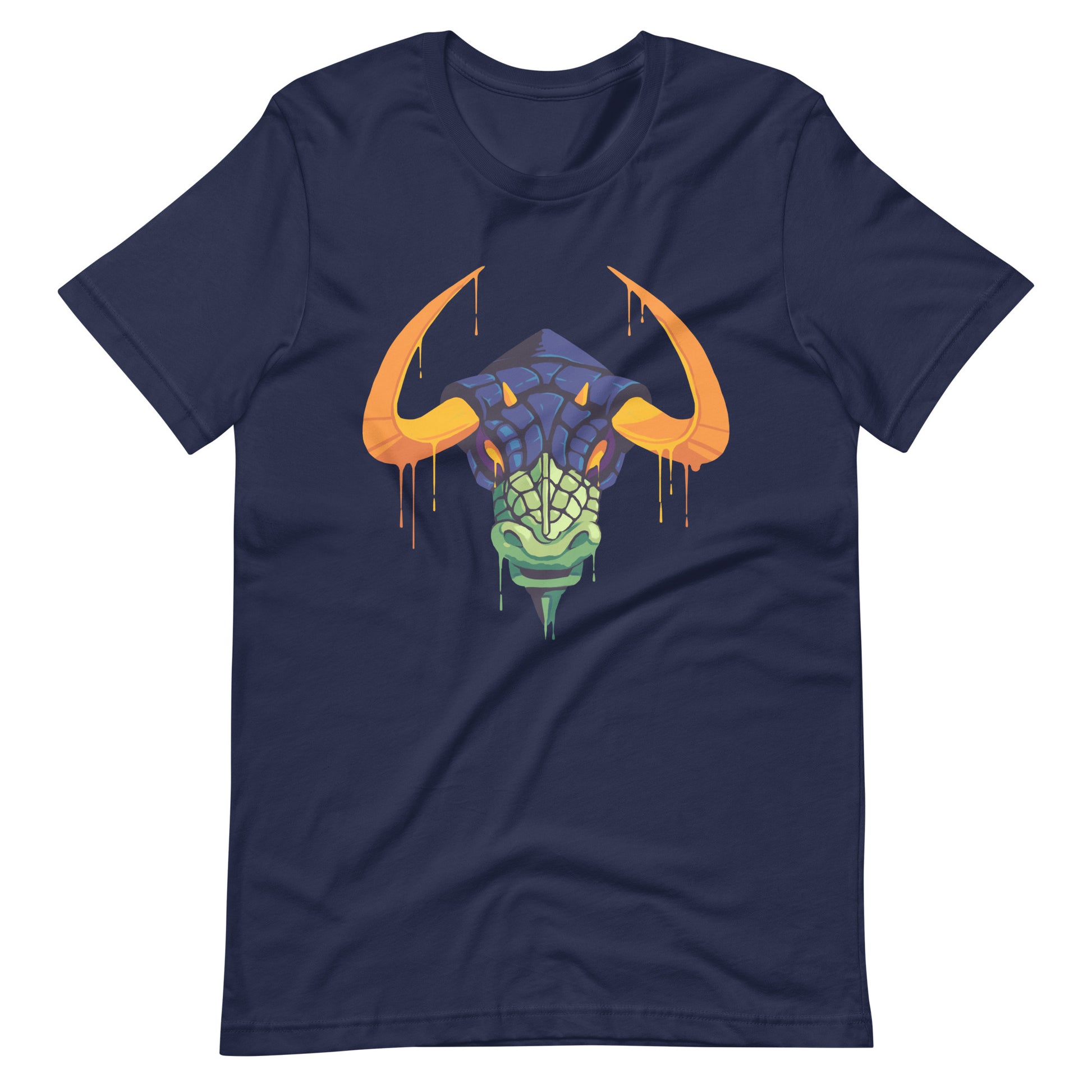 Printagon - Gorgon - T-shirt - Navy / XS