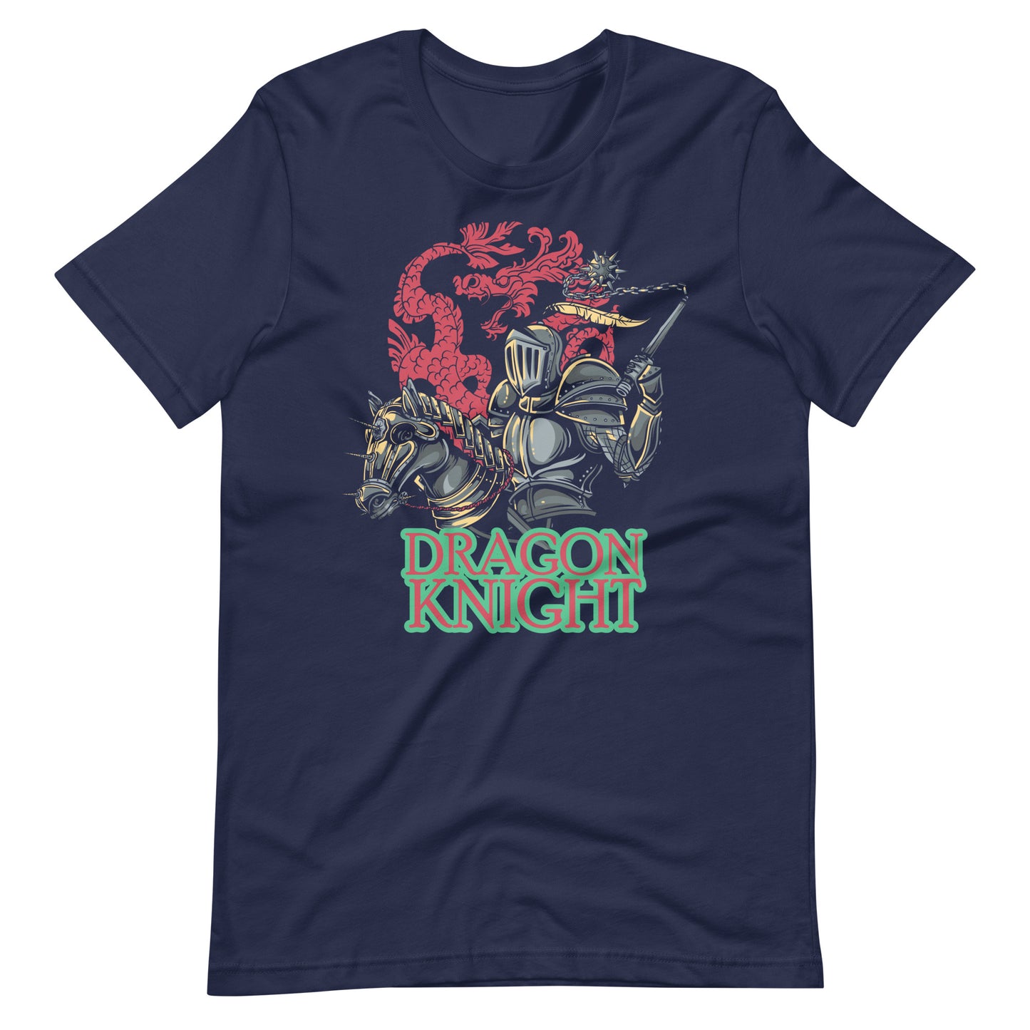 Printagon - Dragon Knight - T-shirt - Navy / XS