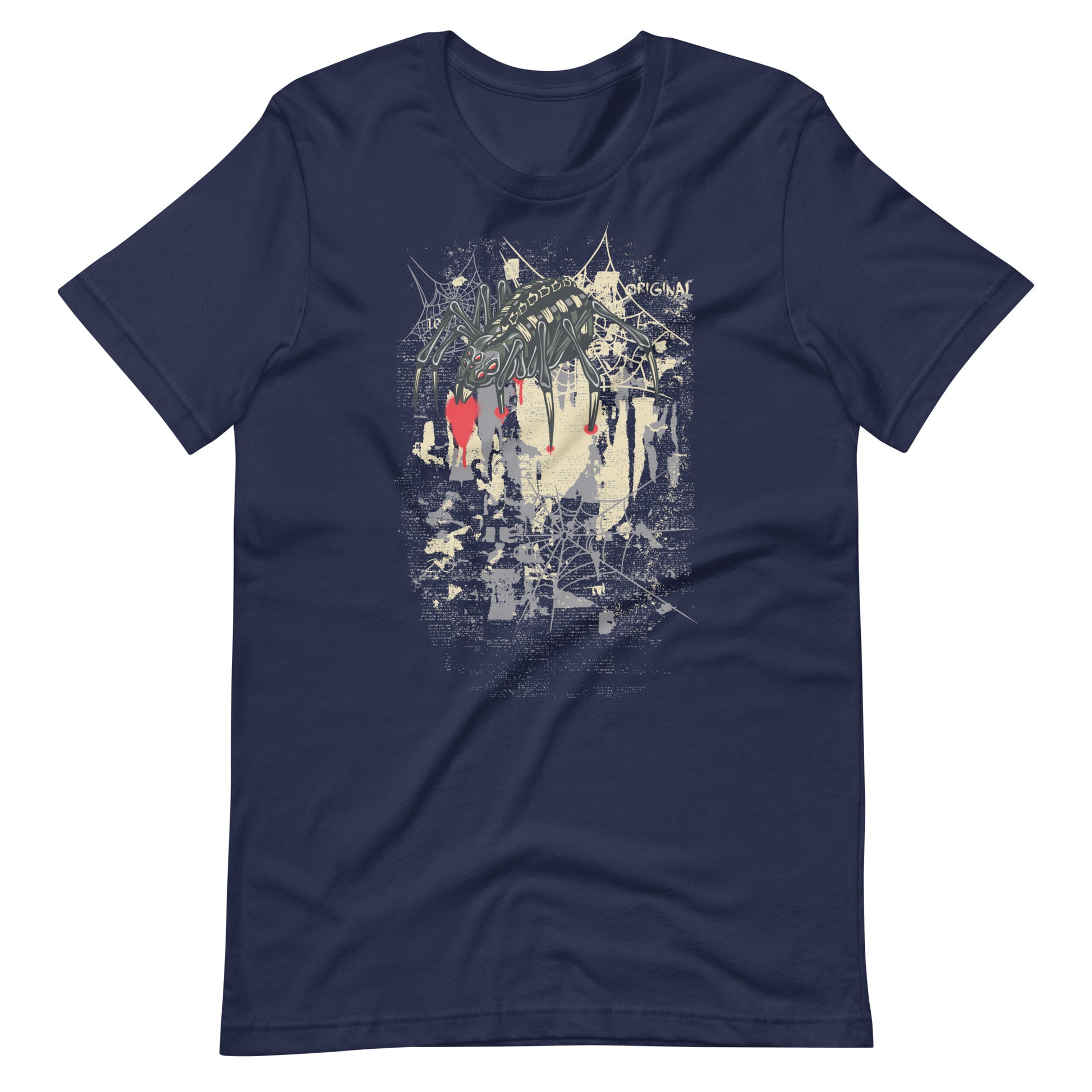 Printagon - Spider - T-shirt - Navy / XS