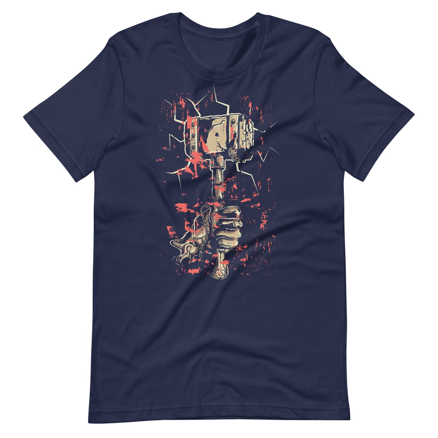 Printagon - Heavy Ax - T-shirt - Navy / XS