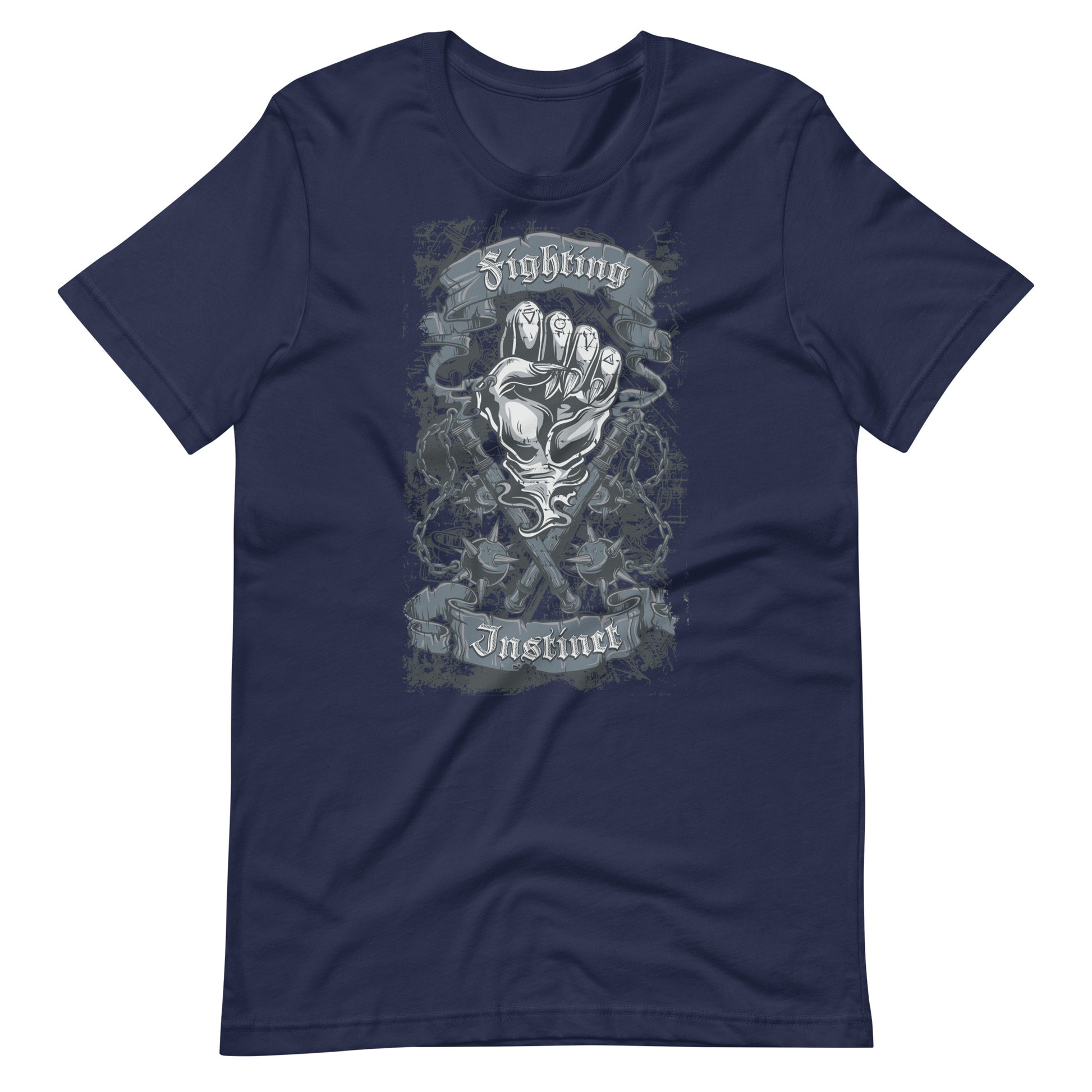 Printagon - Fighting Instinct - T-shirt - Navy / XS