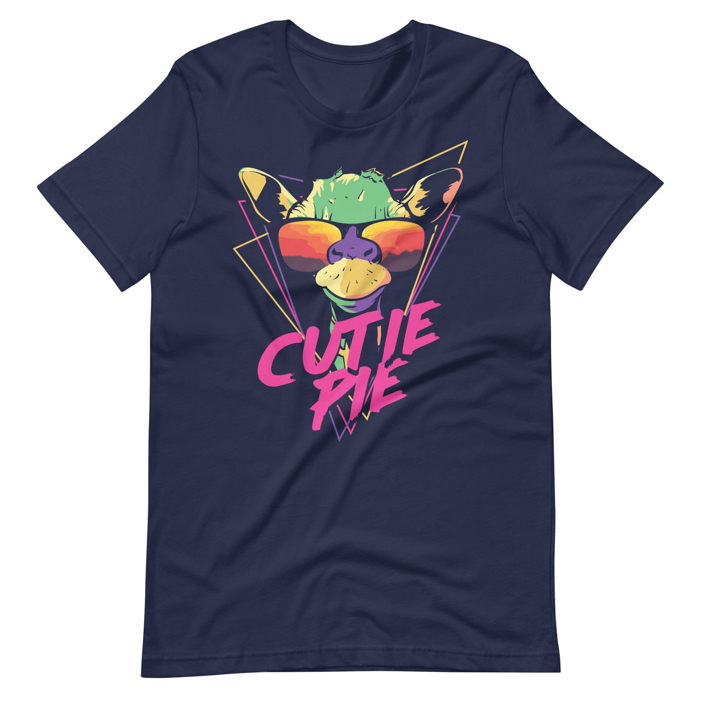 Printagon - Cutie Pie - Unisex T-shirt - Navy / XS