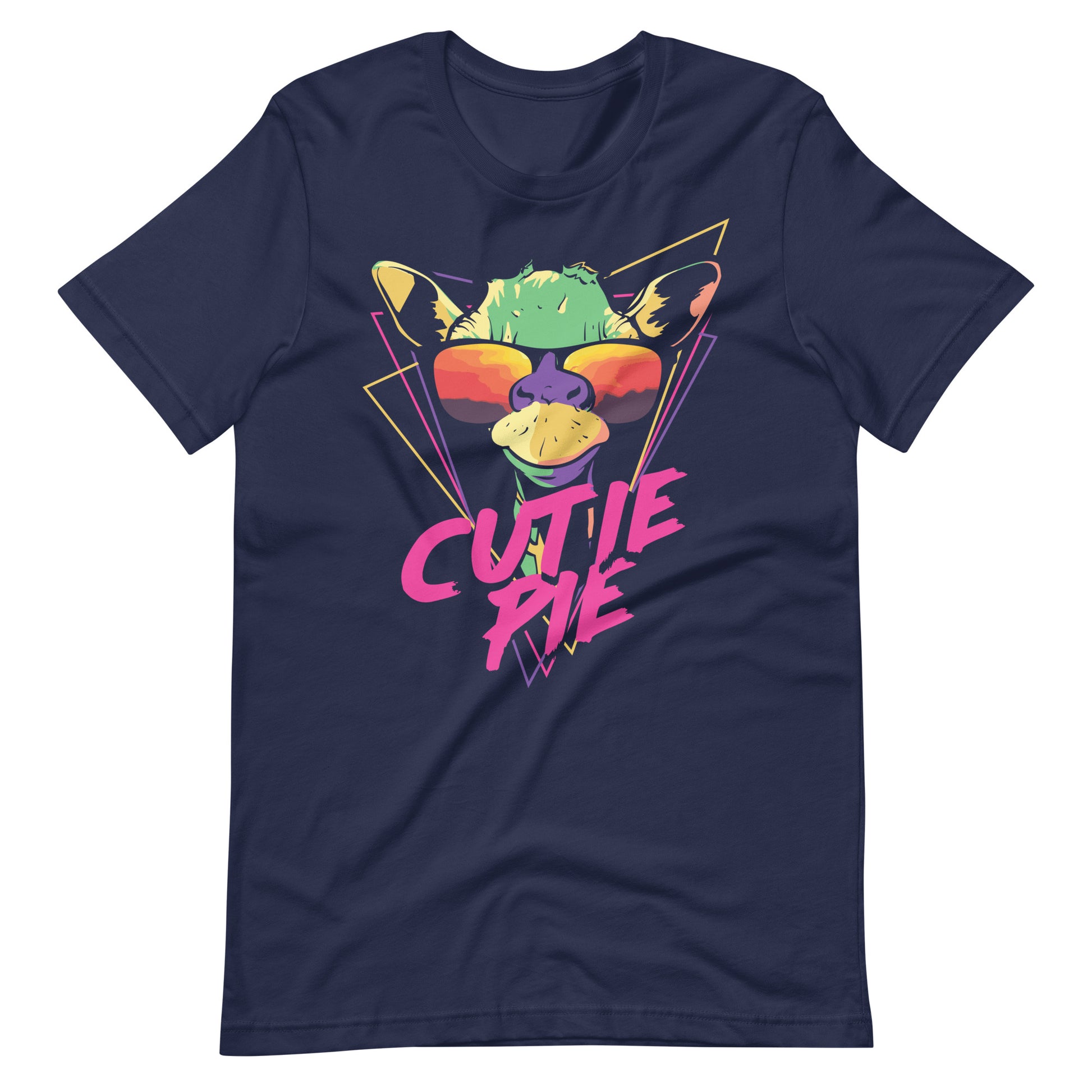 Printagon - Cutie Pie - Unisex T-shirt - Navy / XS