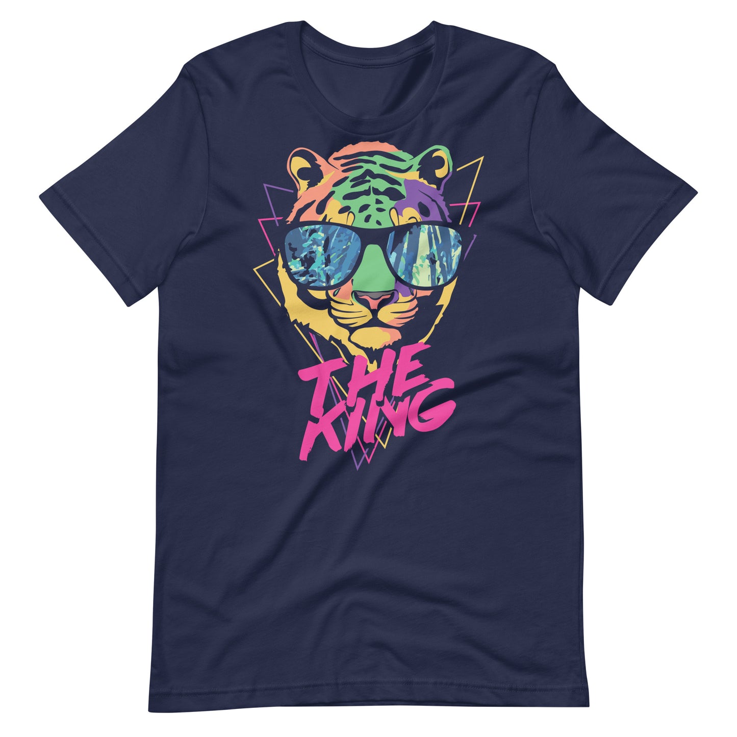 Printagon - The king - Unisex T-shirt - Navy / XS